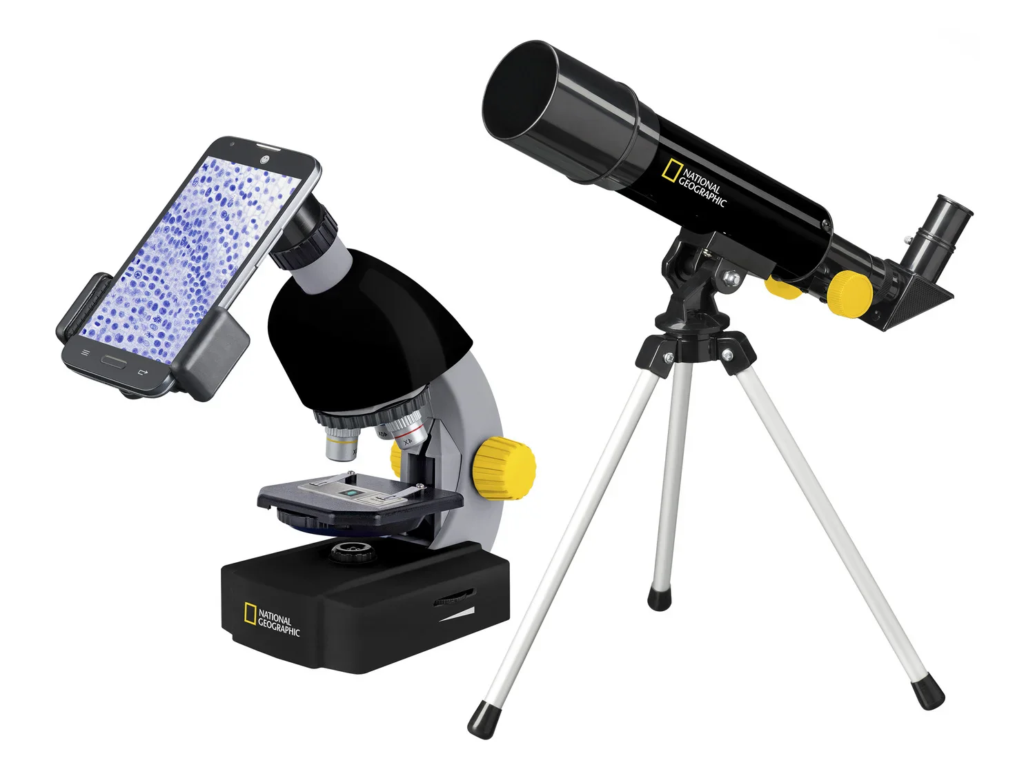 National Geographic Set d'astronomie et de microscopie