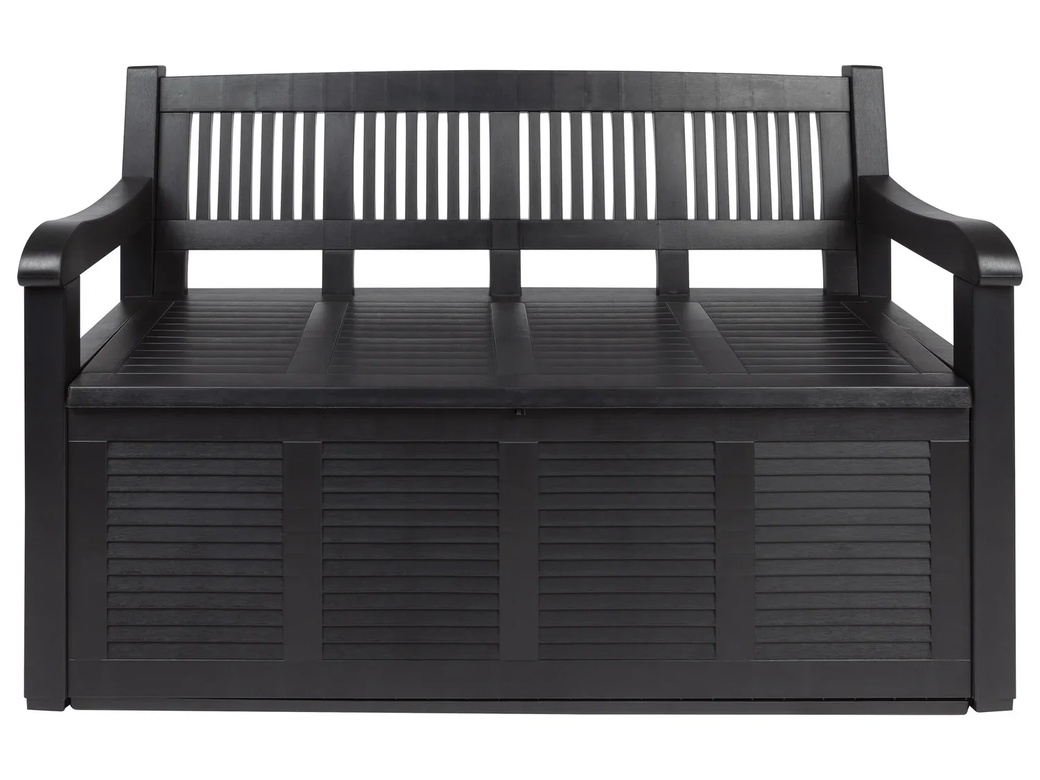 LIVARNO home Banc de jardin avec coffre de rangement, 280 L, en plastique