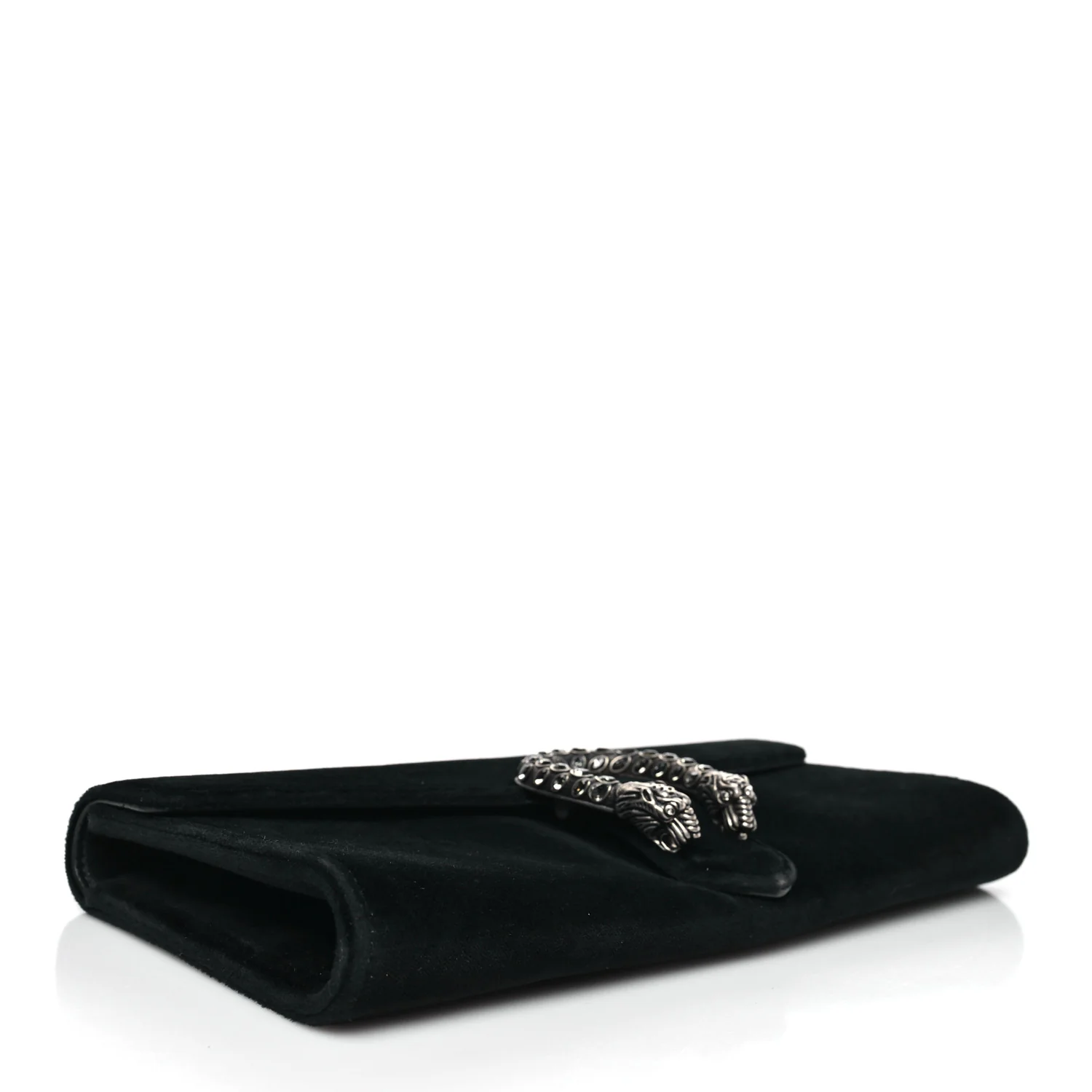 Velvet Dionysus Clutch Black