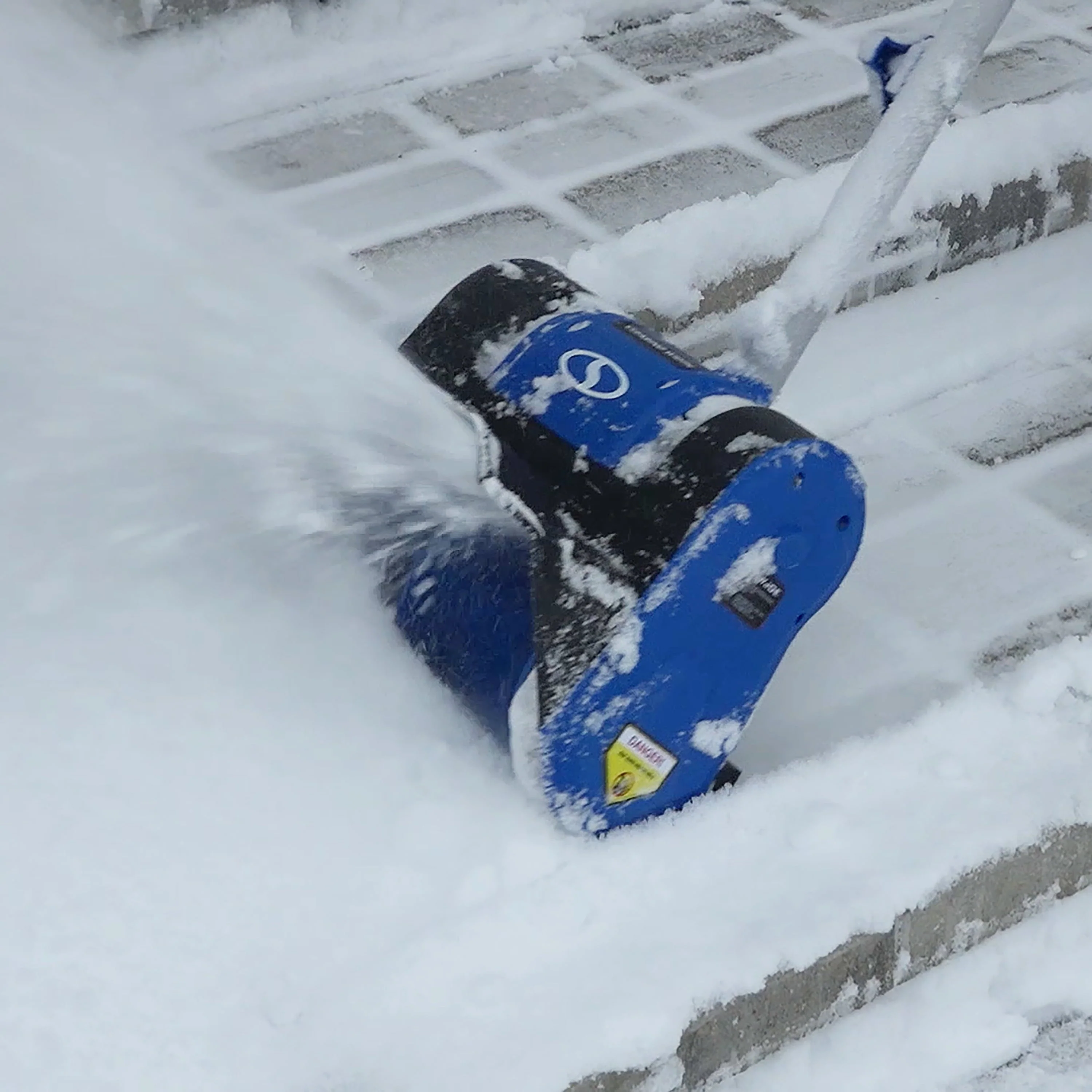 24V 10 inch Cordless Snow Shovel, 5 0 Ah Battery Charger(Blue) Image 8
