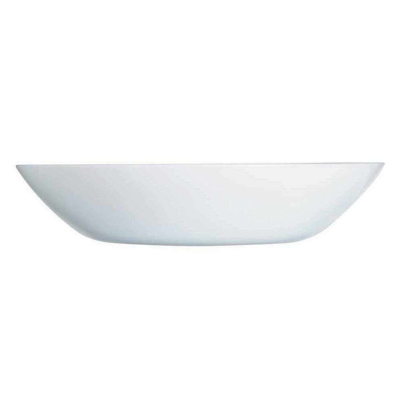 Assiette creuse ronde Luminarc opale blanche Ø20cm