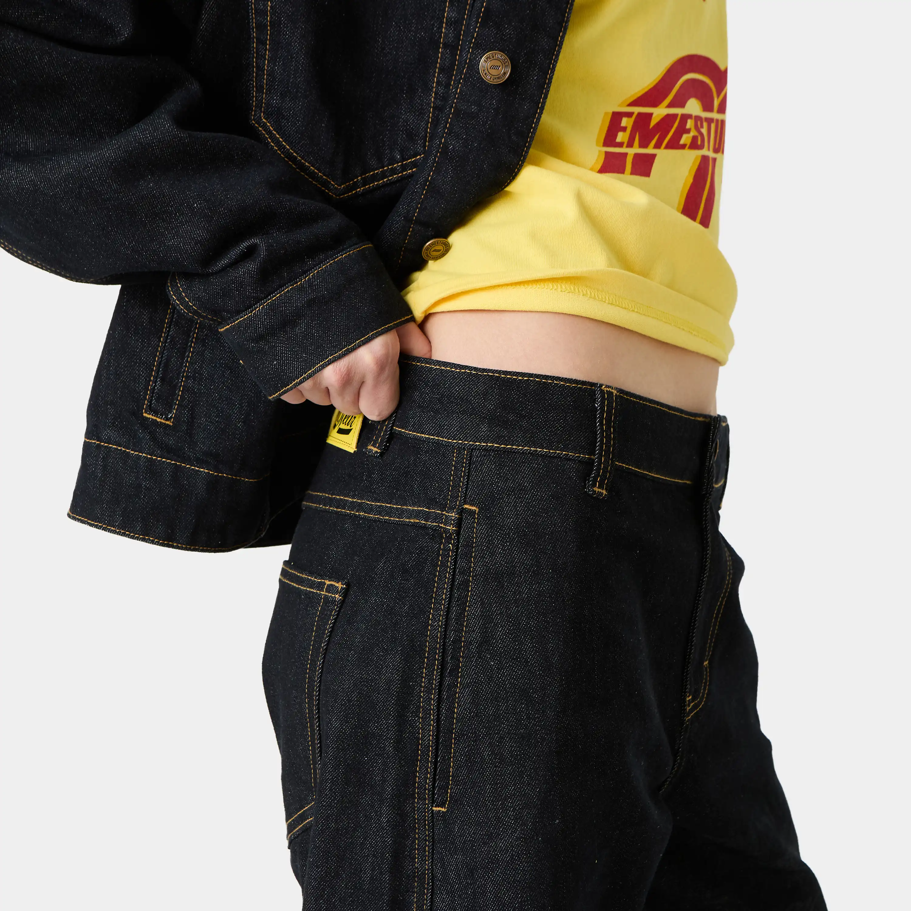 Ledger Raw Denim Pants