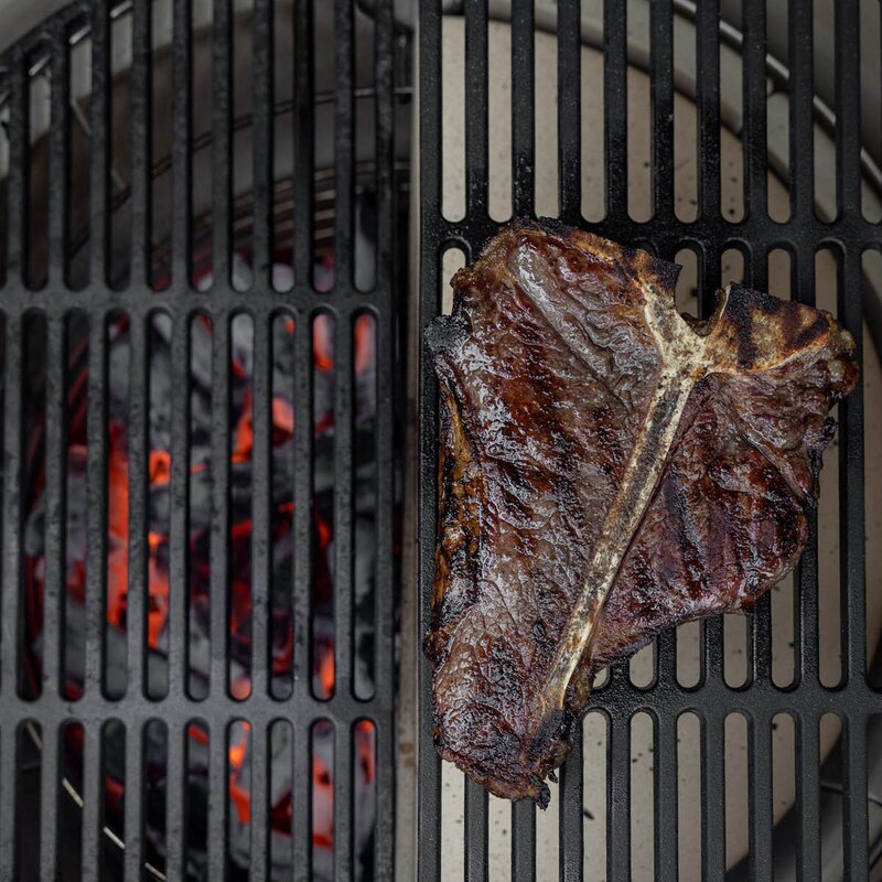 Midi 21 grillrist halvmåne støpejern