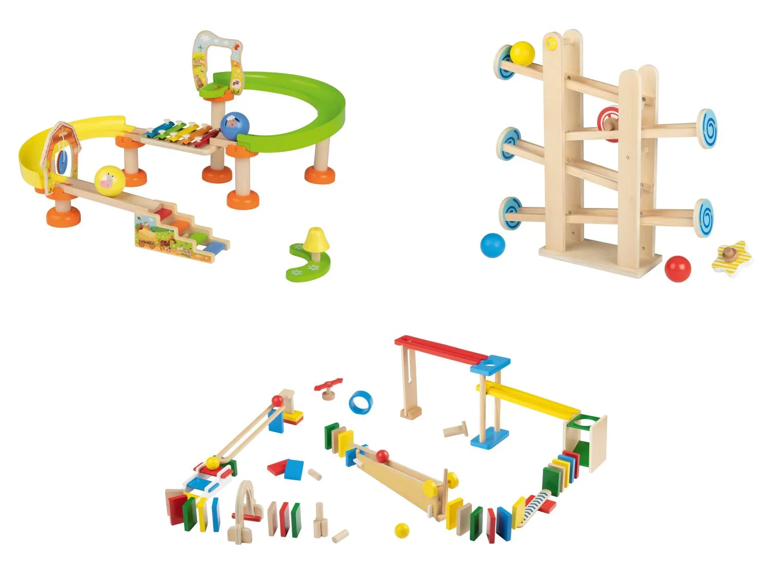 Playtive Circuit  billes en bois