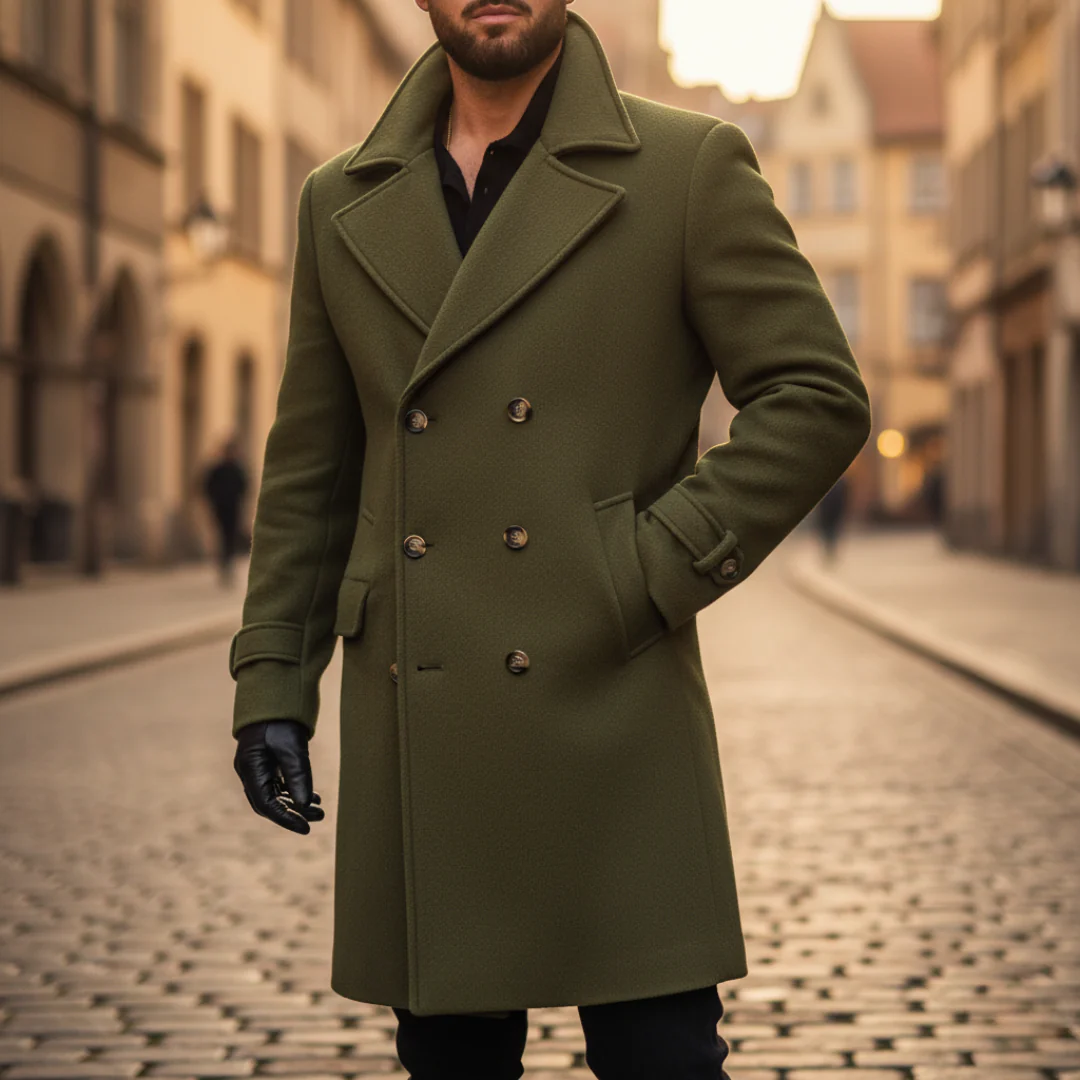 Marcel | Manteau Homme en Laine à Double Boutonnage Hiver