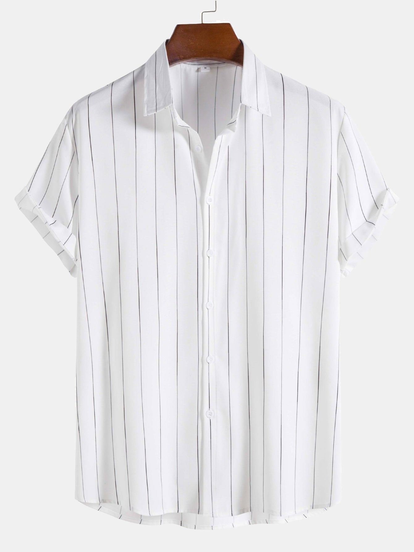 Chemise rayée à boutons