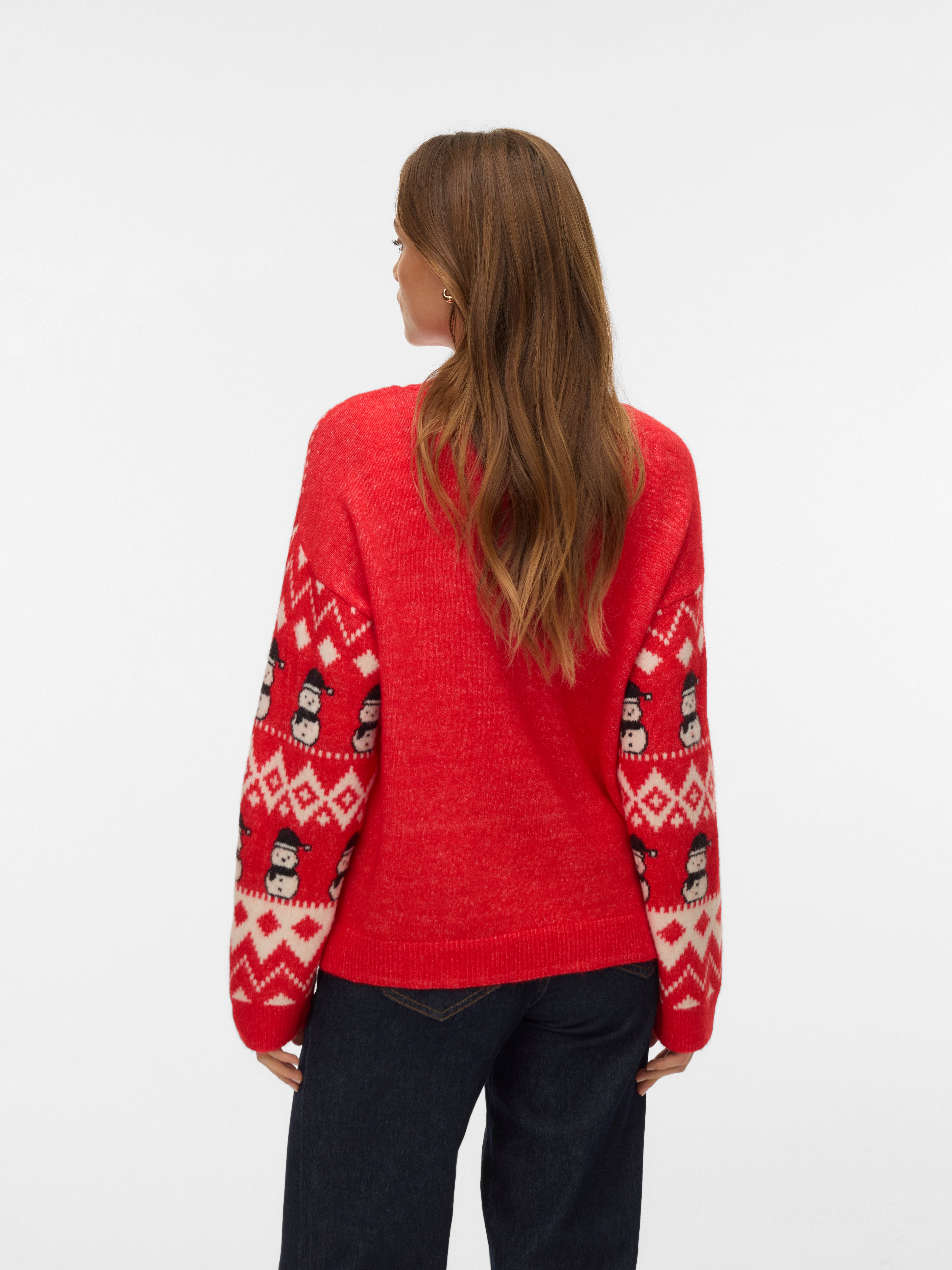VERO MODA® VMFROSTSNOWMAN Knitted pullover