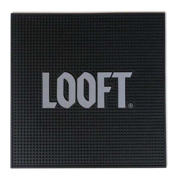 Barmatte stor 50x50 cm svart