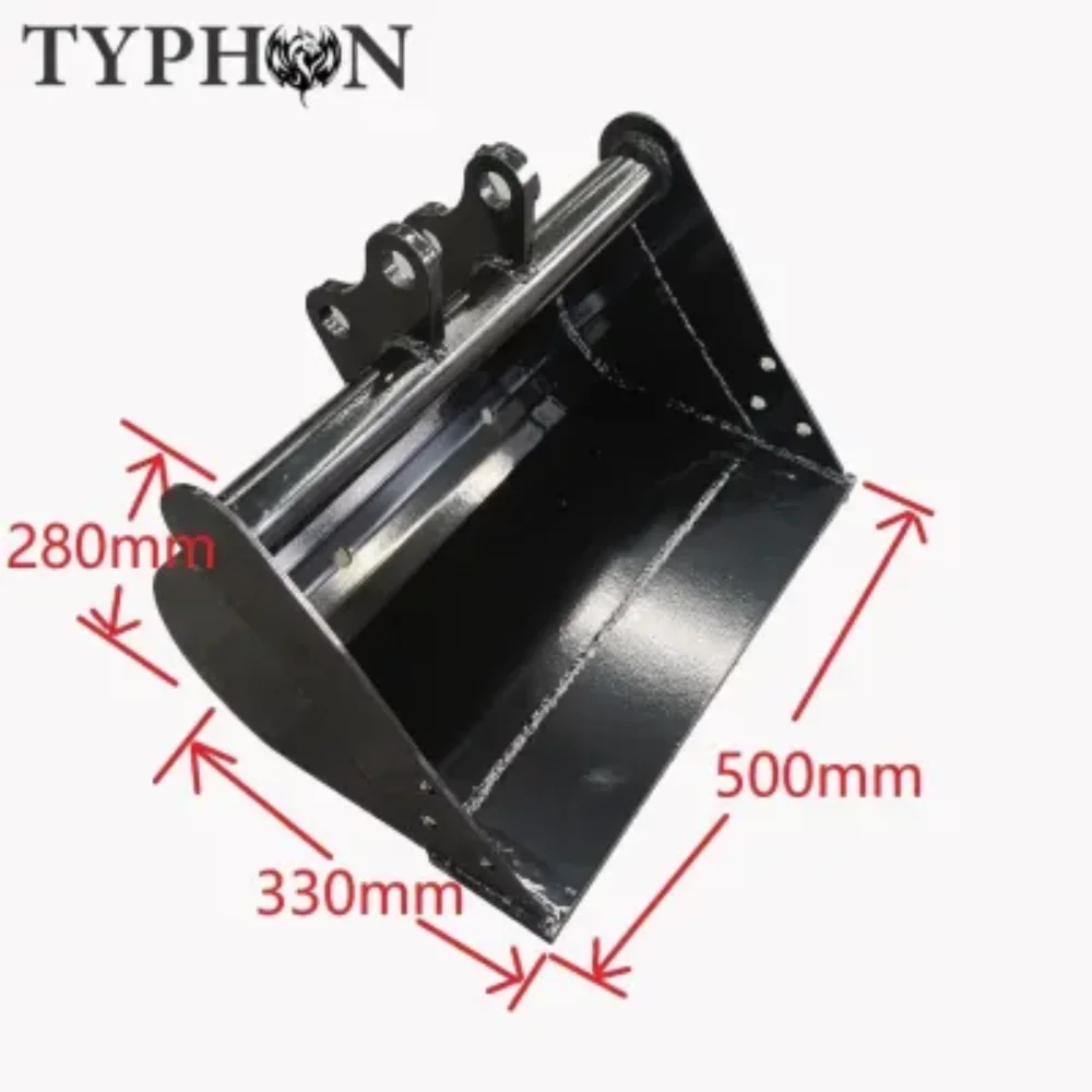 10-in-1 Mini Excavator Attachment Bundle �C Quick Coupler, Buckets, Rake, Ripper, Auger, Grapple, Tilt Bucket Hydraulic Hammer �C Fits 0.6�C2 Ton Excavators, Heavy-Duty Tools Kit - Image 5