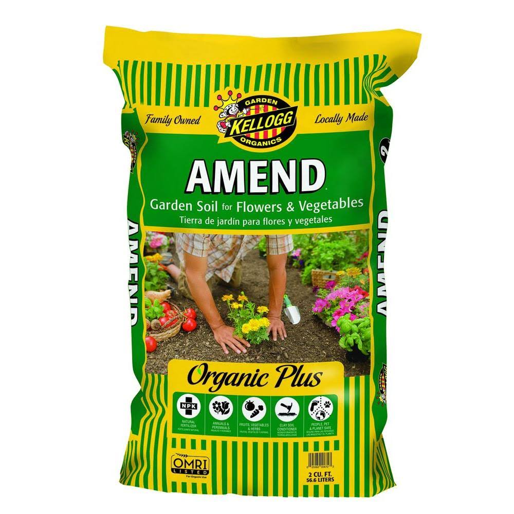 Amend Garden Soil for Flowers and Vegetables - 2 cu ft