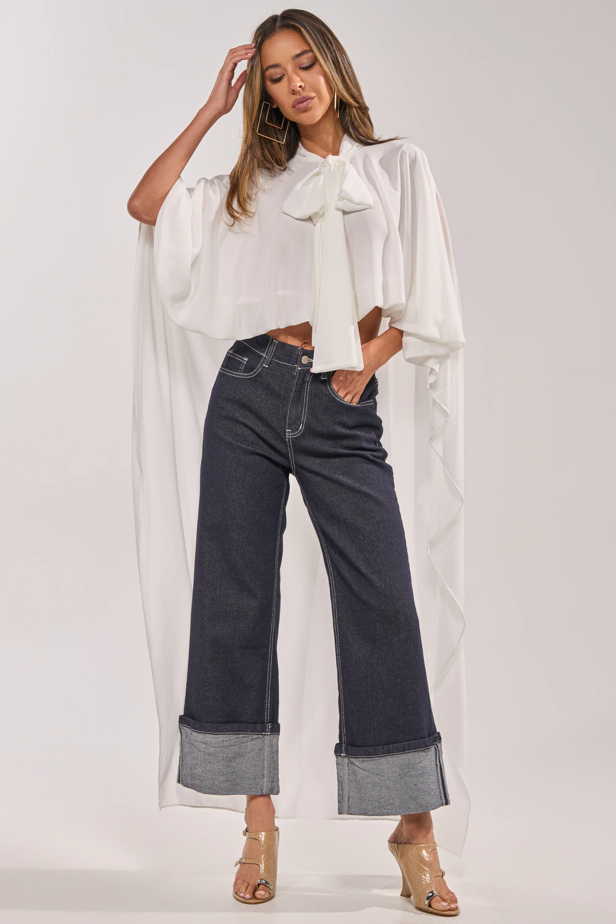 JENNA CHIFFON BLOUSE - Akira Store
