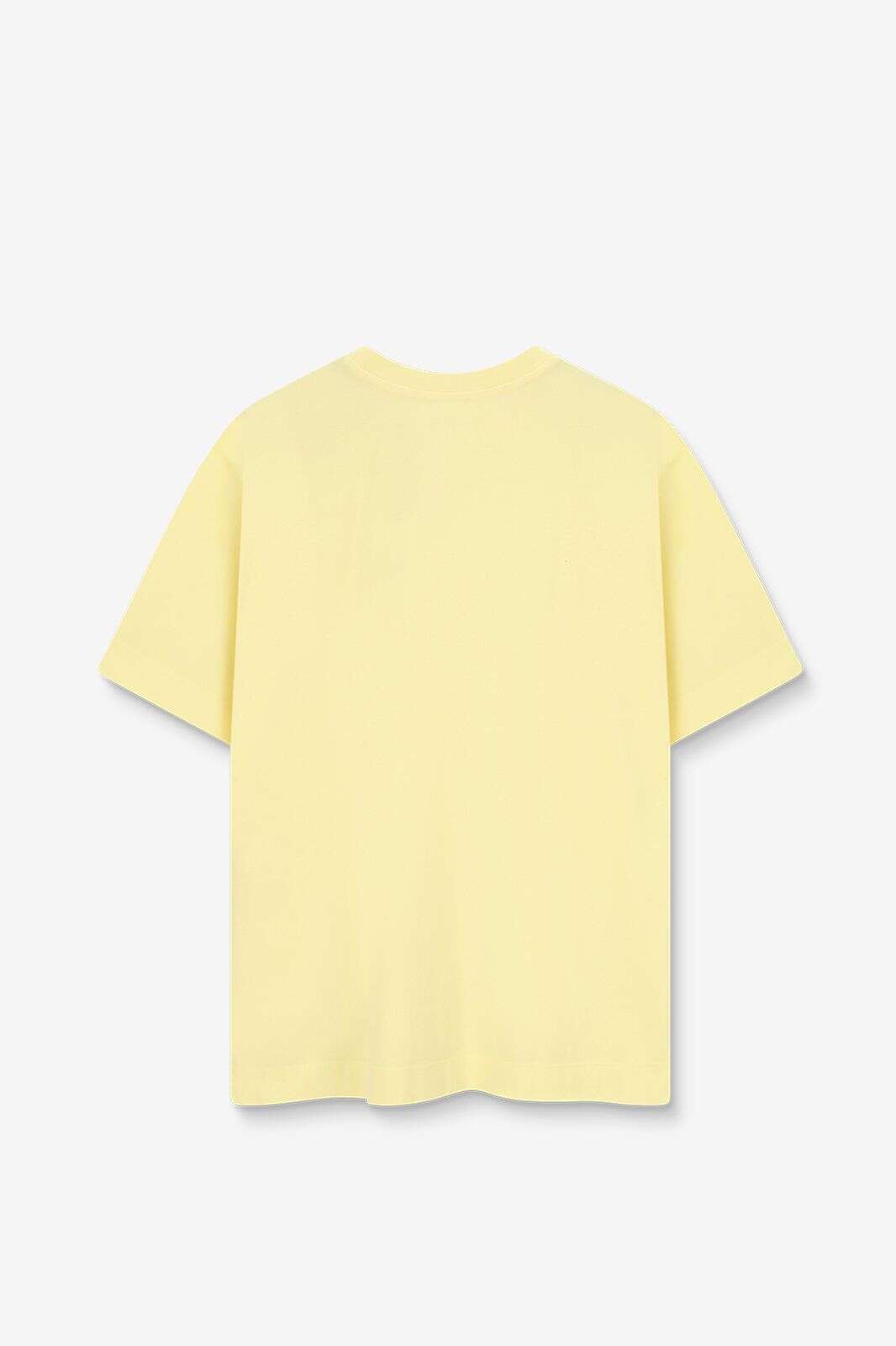 Lichtgeel boxy T-shirt