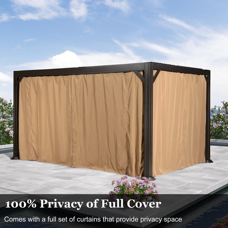 💥Clearance Sale🔥13' W x 10' D Aluminum Pergola (Can be freely spliced)