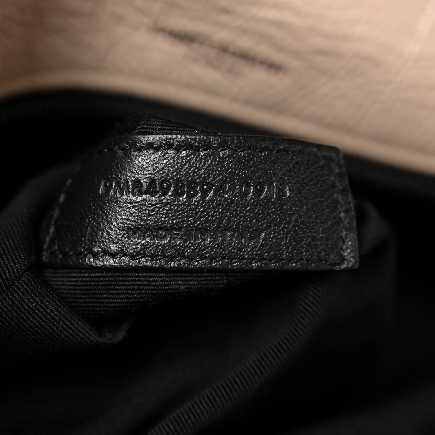 Crinkled Calfskin Matelasse Monogram Medium Niki Chain Satchel Gold Sand