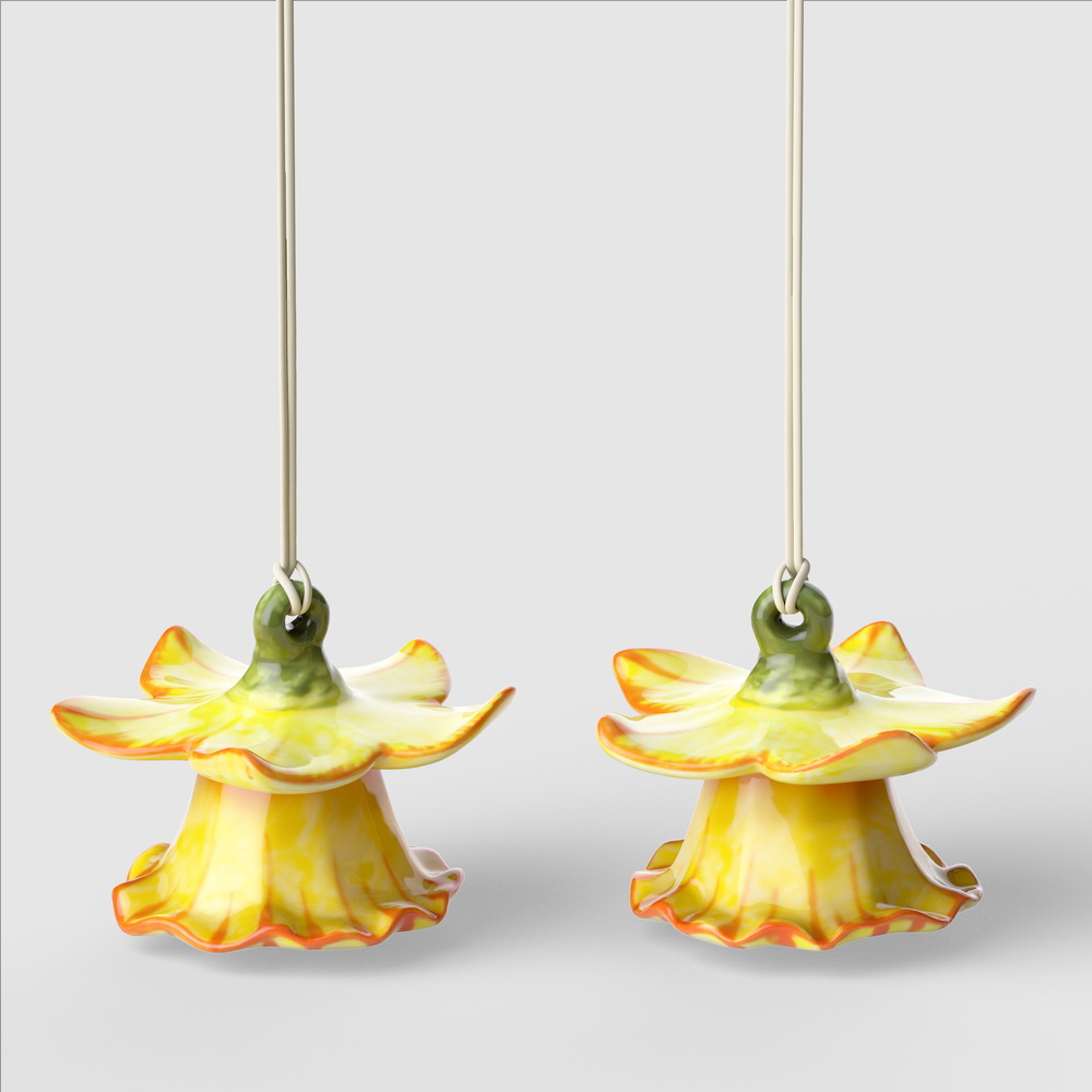 Mini Flower Bells Easter ornaments