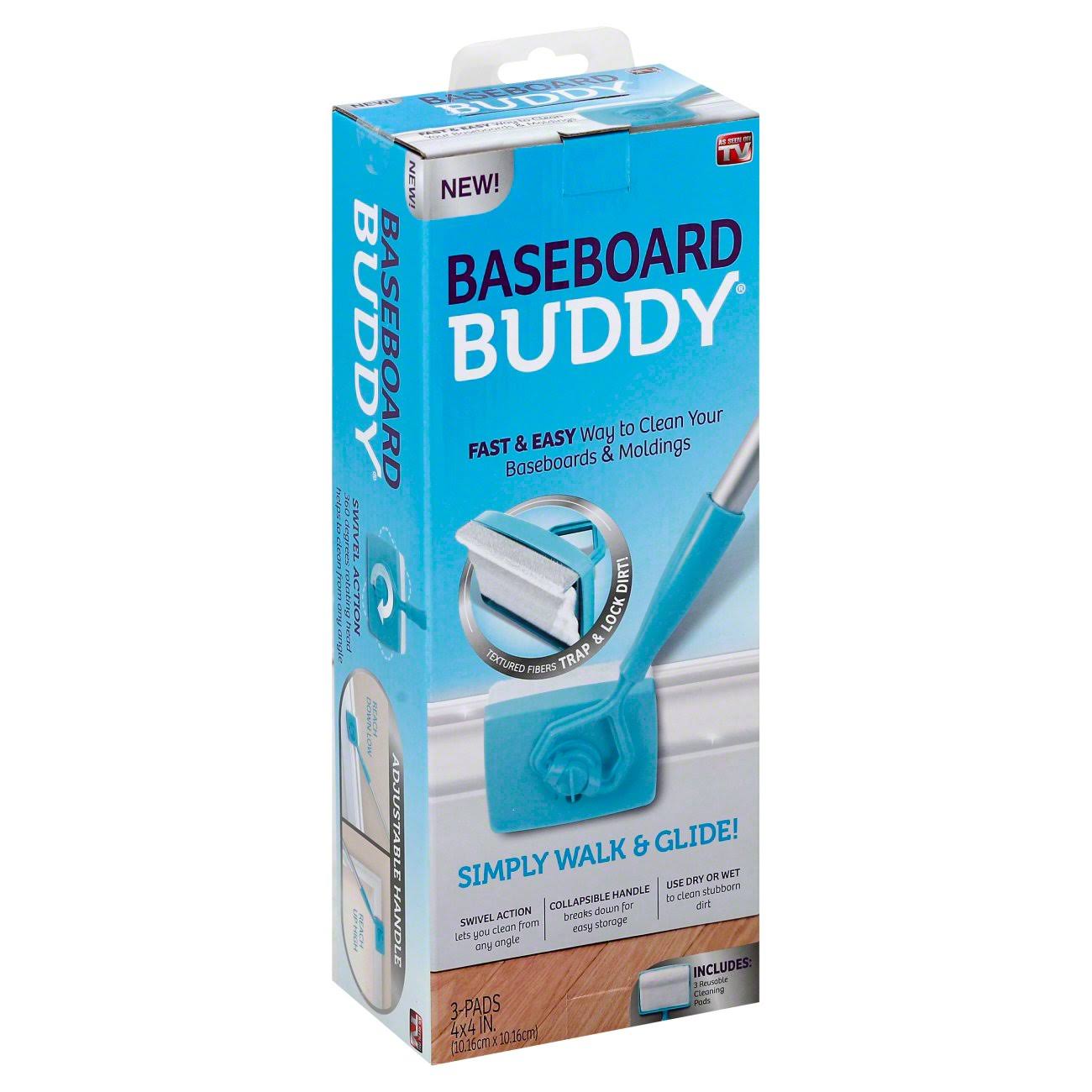 Baseboard Buddy Cleaning Pads - 3-pads