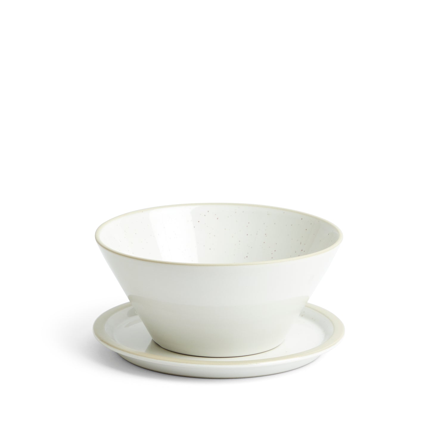 Urban Dining Bowl & Plate, Lid White, 4-piece Set