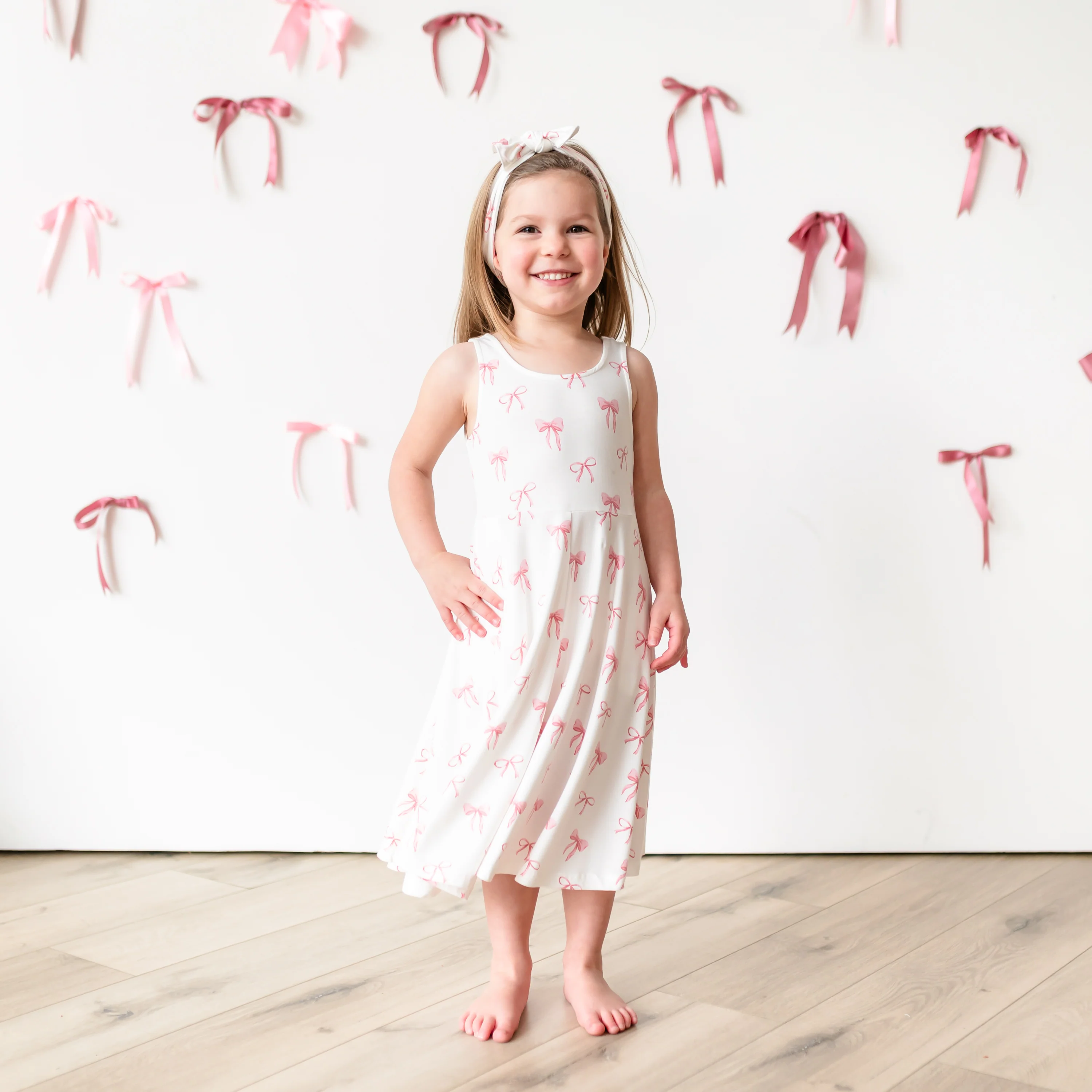 Tank Twirl Dress in Bow
