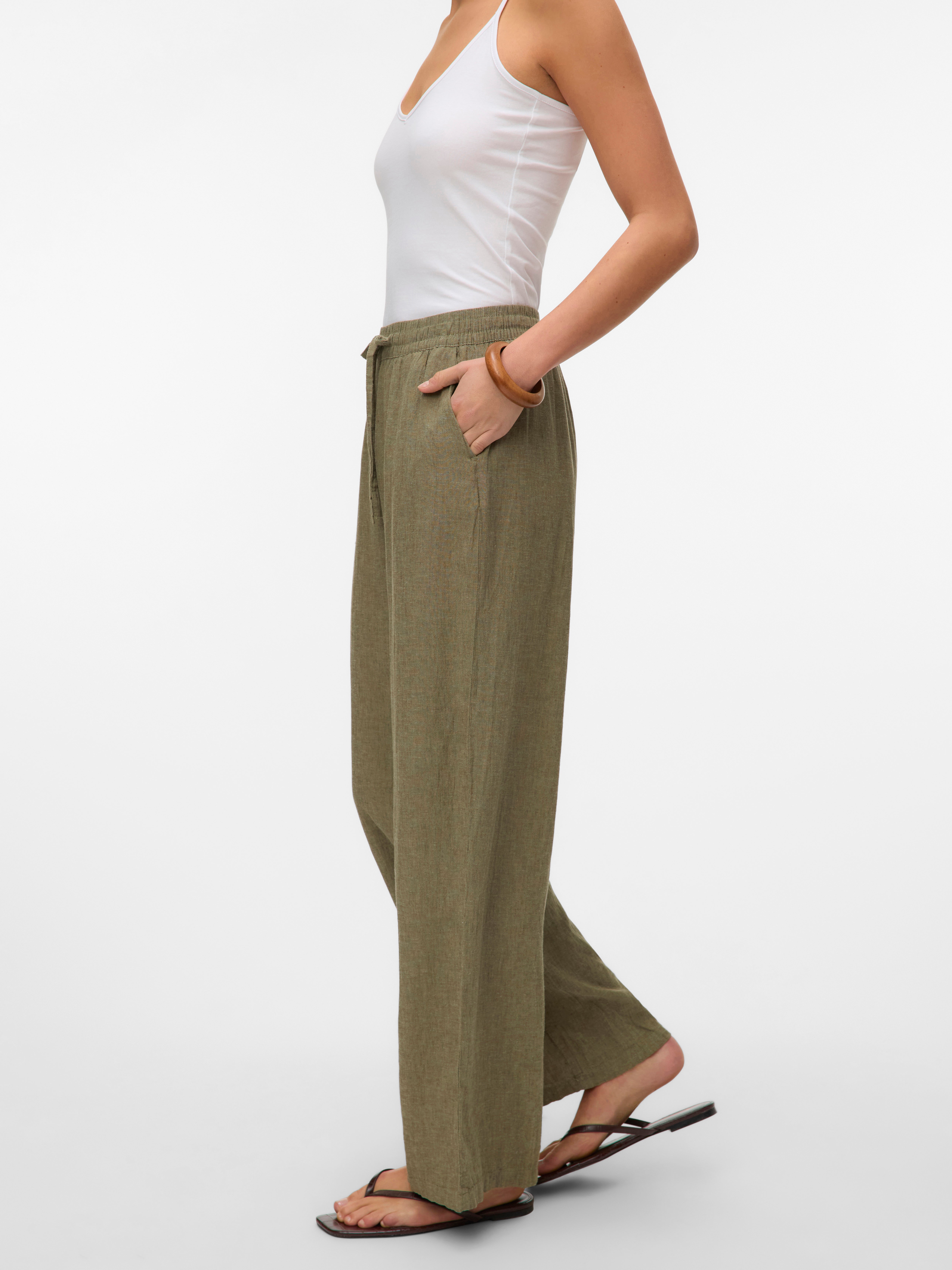 VERO MODA® VMLINN Mid waist Trousers