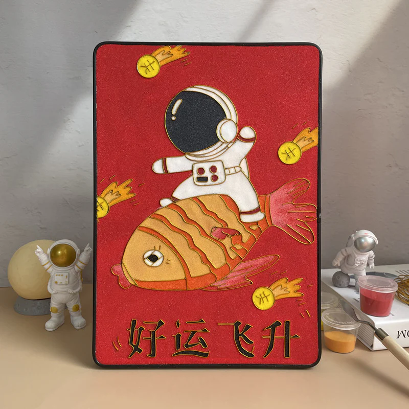 Astronaut,Beginner Cloisonné Enamel DIY Kit, with Tutorial& All Tools