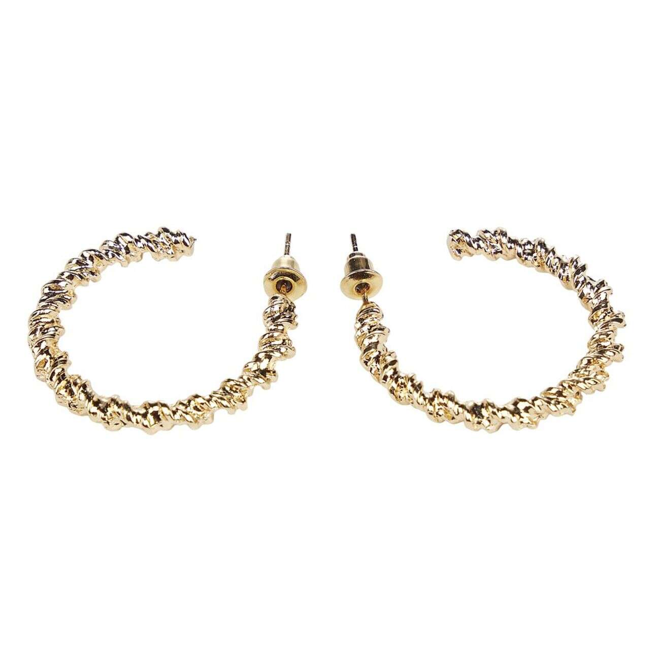 Boucles d'oreilles femme créoles en métal Ø3,5cm (3 modèles)