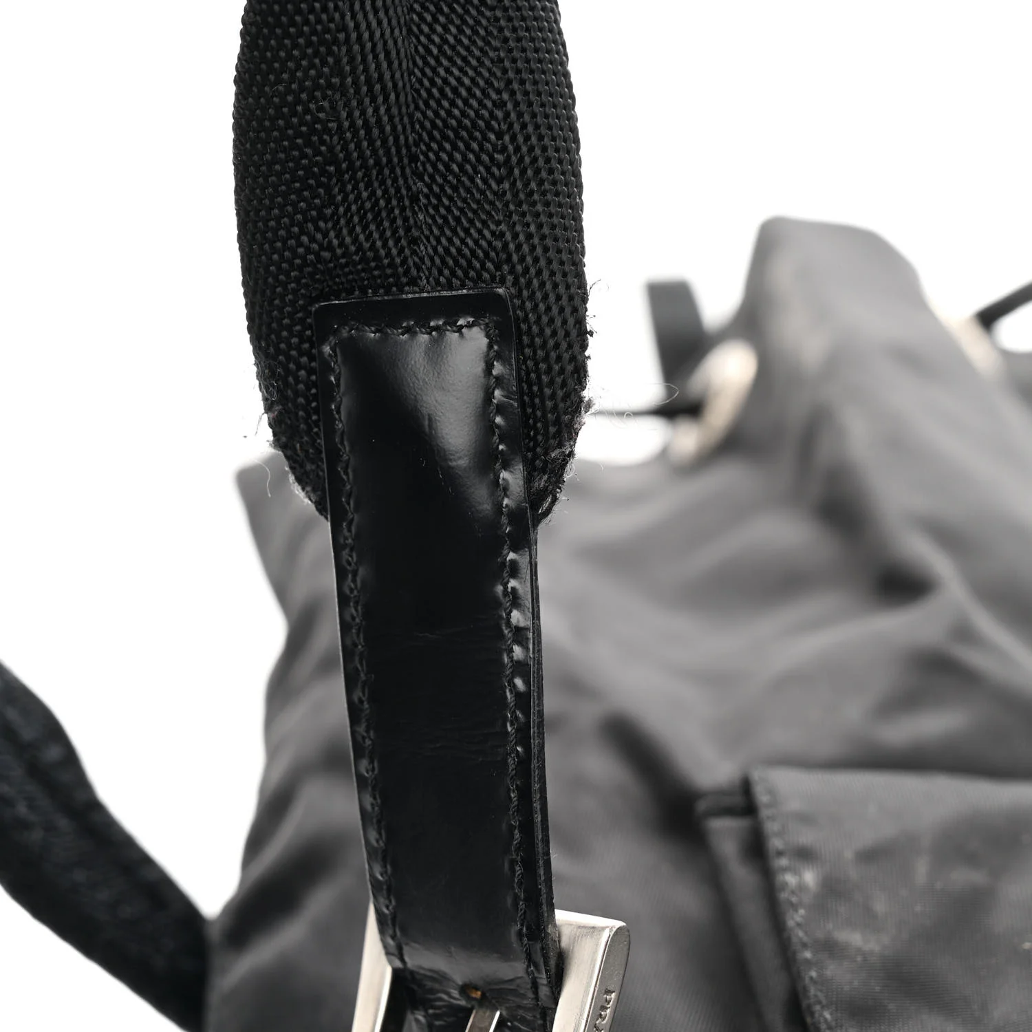 Nylon Vela Medium Backpack Black