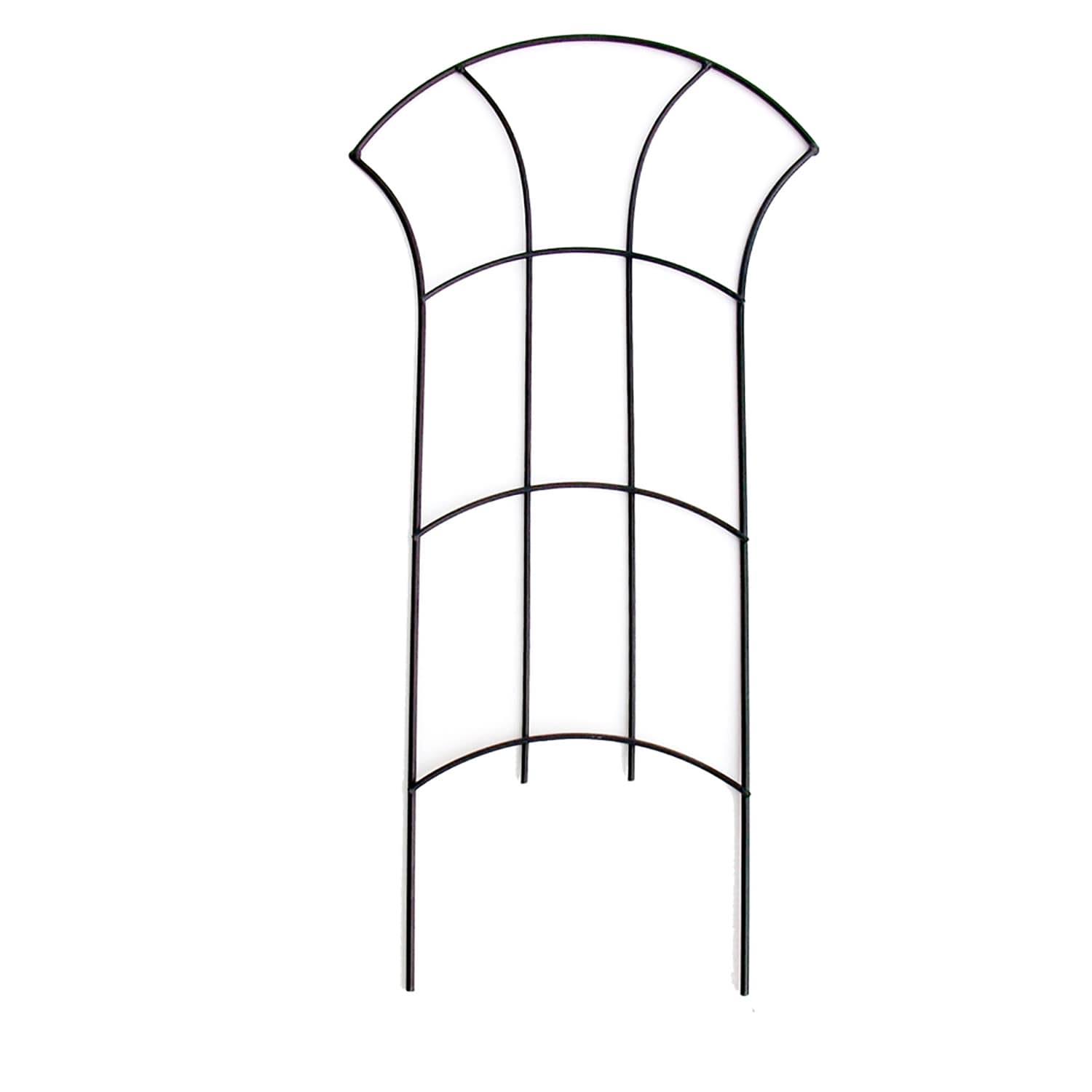 Style Selections 12-in W x 24-in H Black Garden Trellis Tamt876