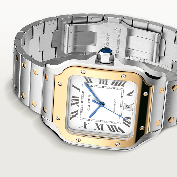 [Super Clone]SANTOS Gold Mix 39mm