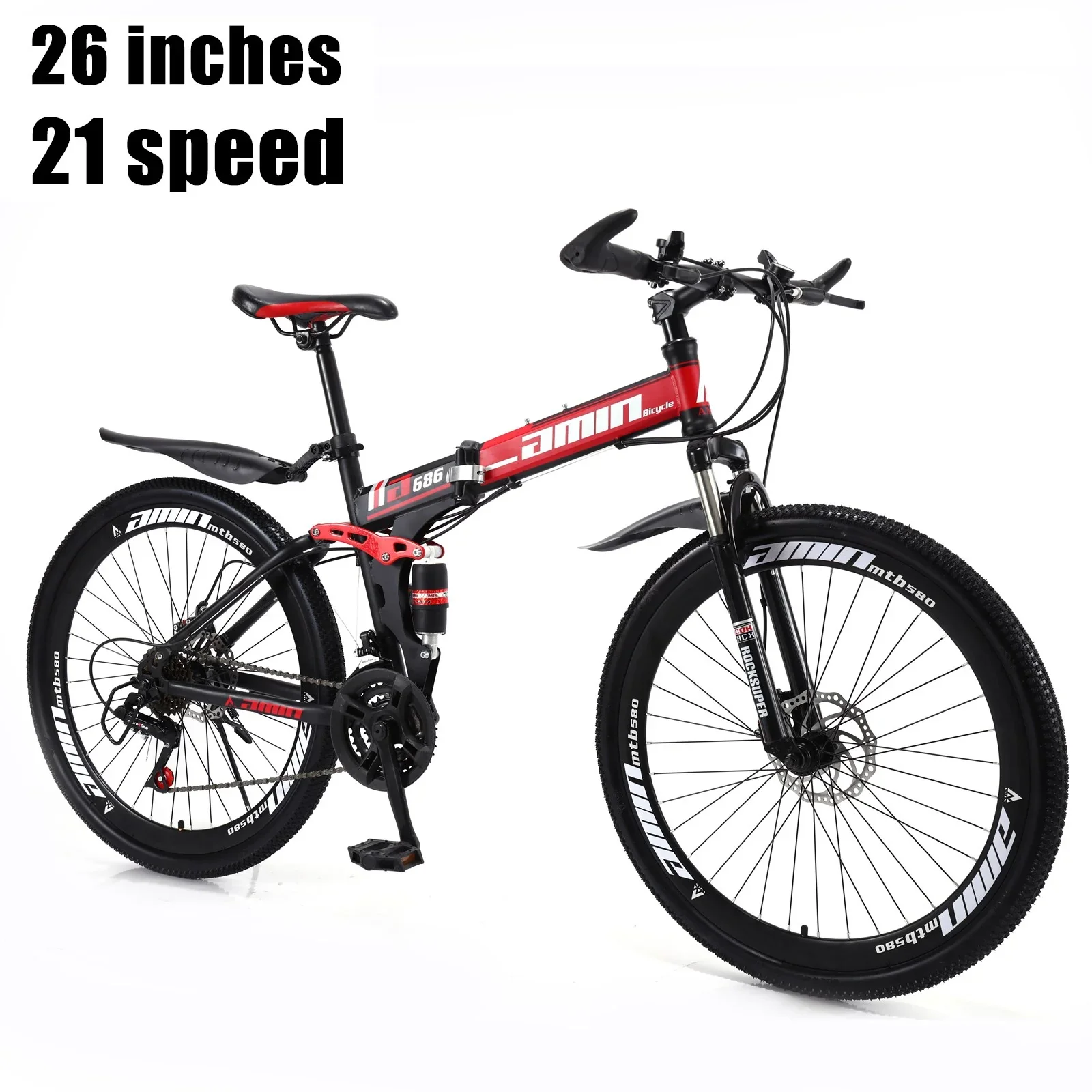 Mad Hornets Amin Men Women 26-Inch Mountain Bikes