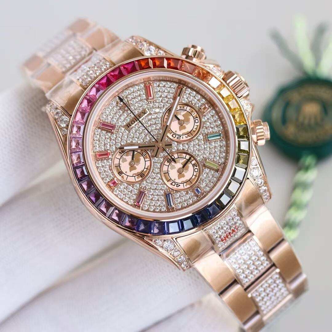 オイスター 40MM時計 K金18Kローズゴールドケース