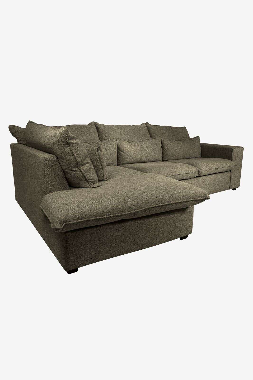 Baron bank 2.5-zits lounge links Unit groen melee