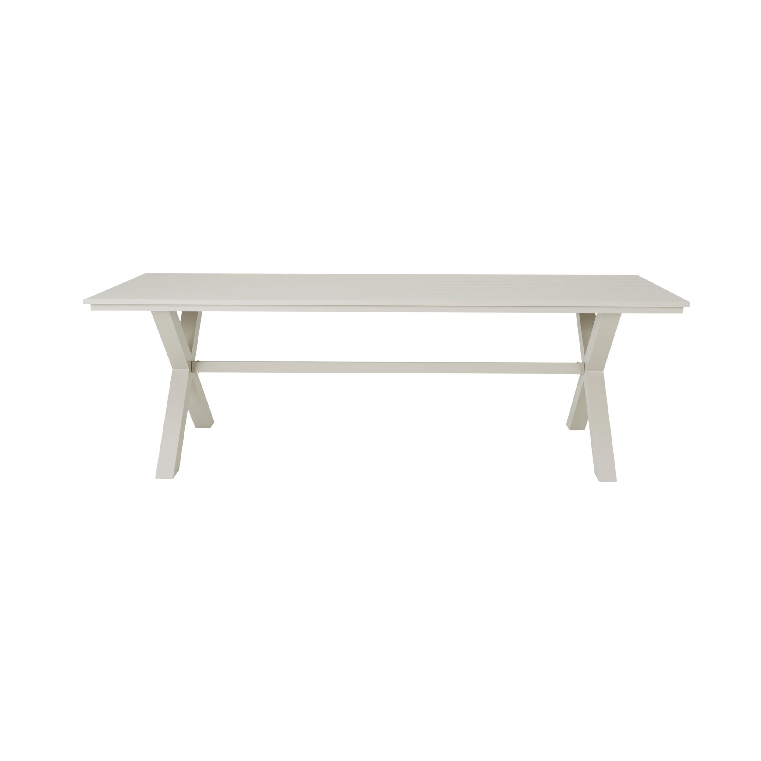 Blake Aluminium Dining Table 240cm Taupe