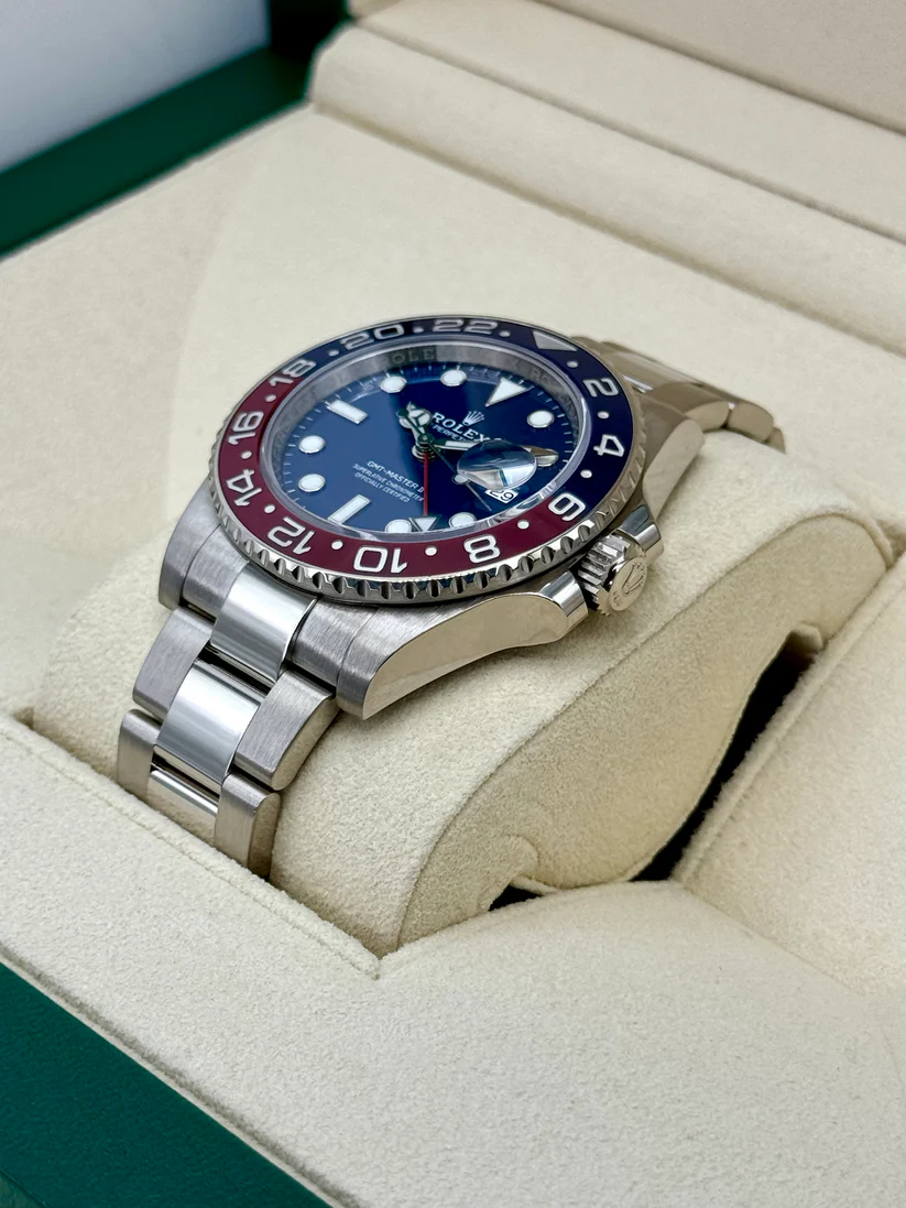 [Super Clone]RLX  GMT-Master II - 40mm White Gold 
