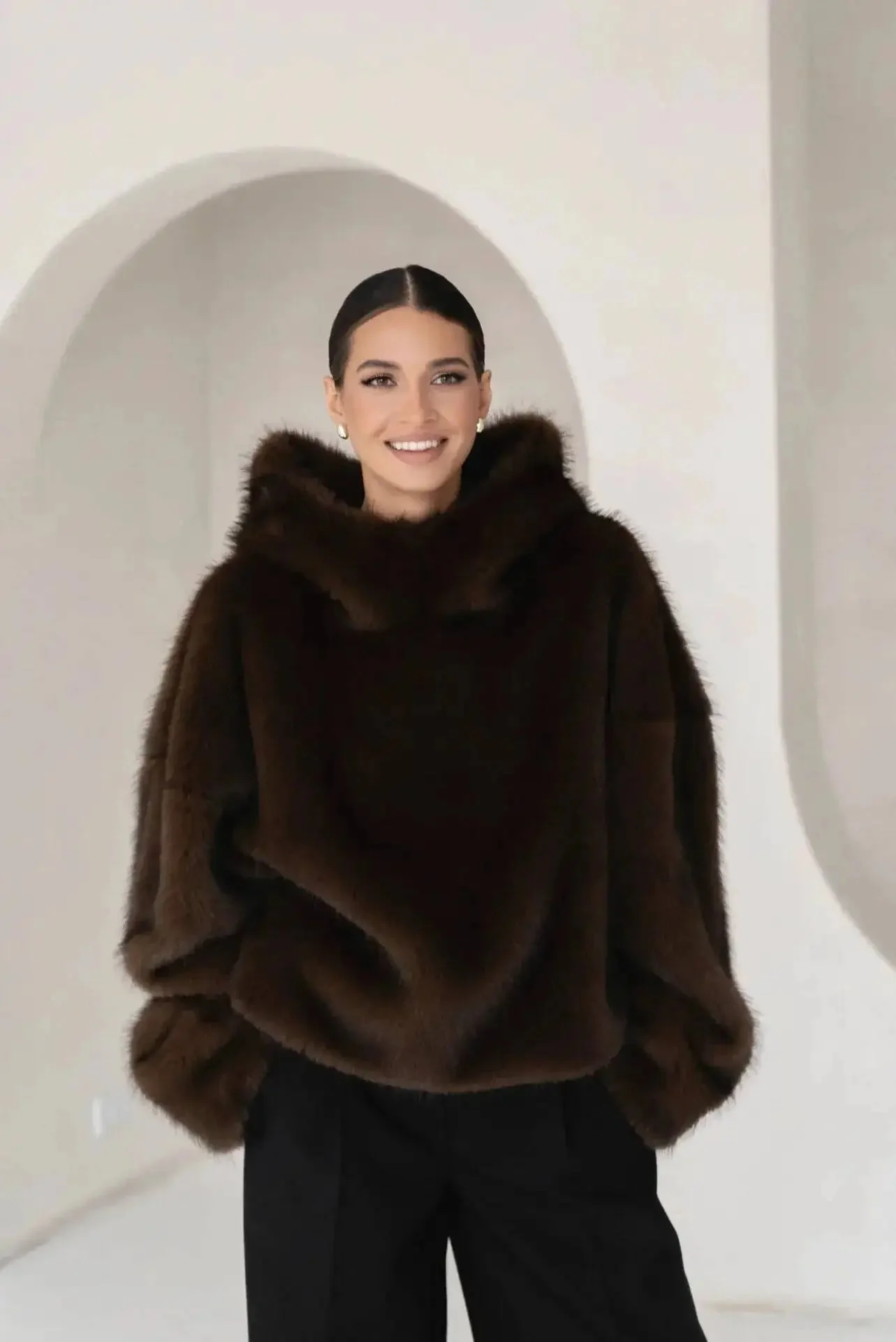 Manteau en fourrure de luxe