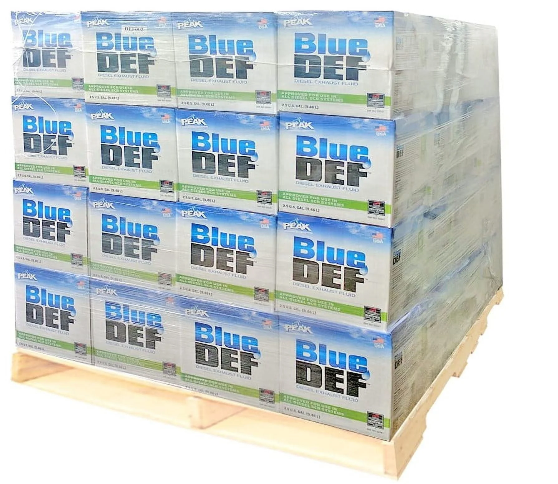 DEF002 Diesel Exhaust Fluid 2.5 Gallon Jug, (40 Pack)