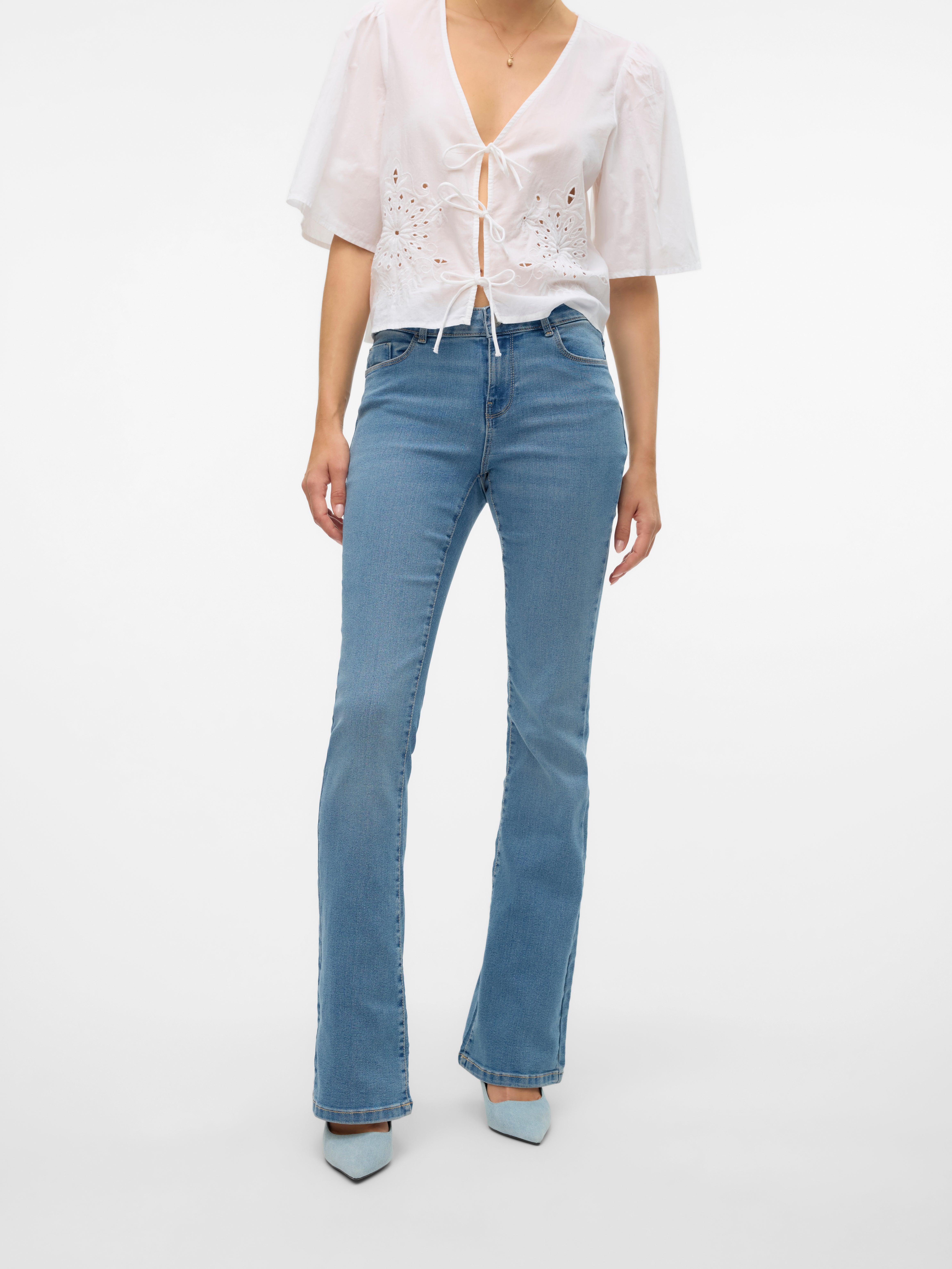 VERO MODA® VMELLY Mid rise Flared Fit Jeans
