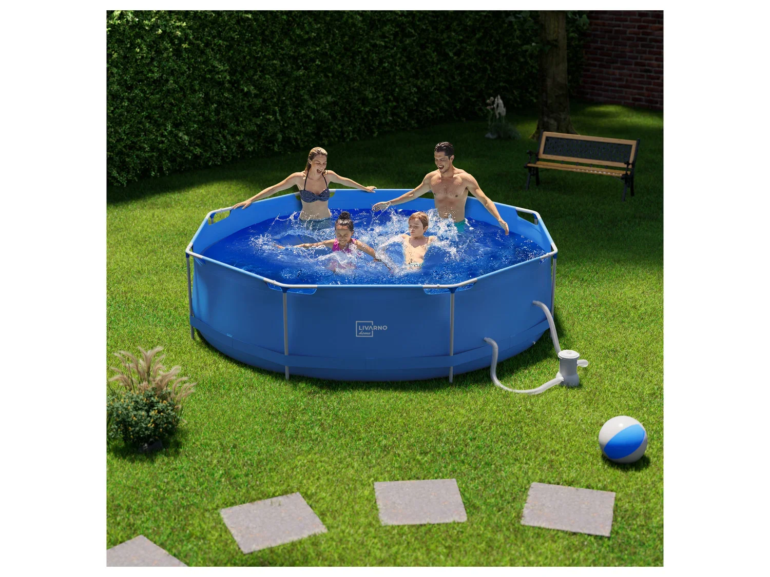 LIVARNO home Piscine,  300 x H 76 cm
