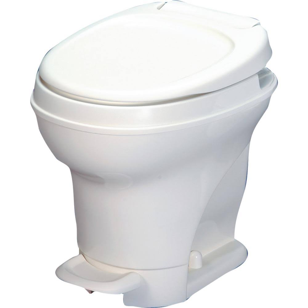 Aqua-Magic V RV Toilet Pedal Flush High Profile White Thetford 31671(White)