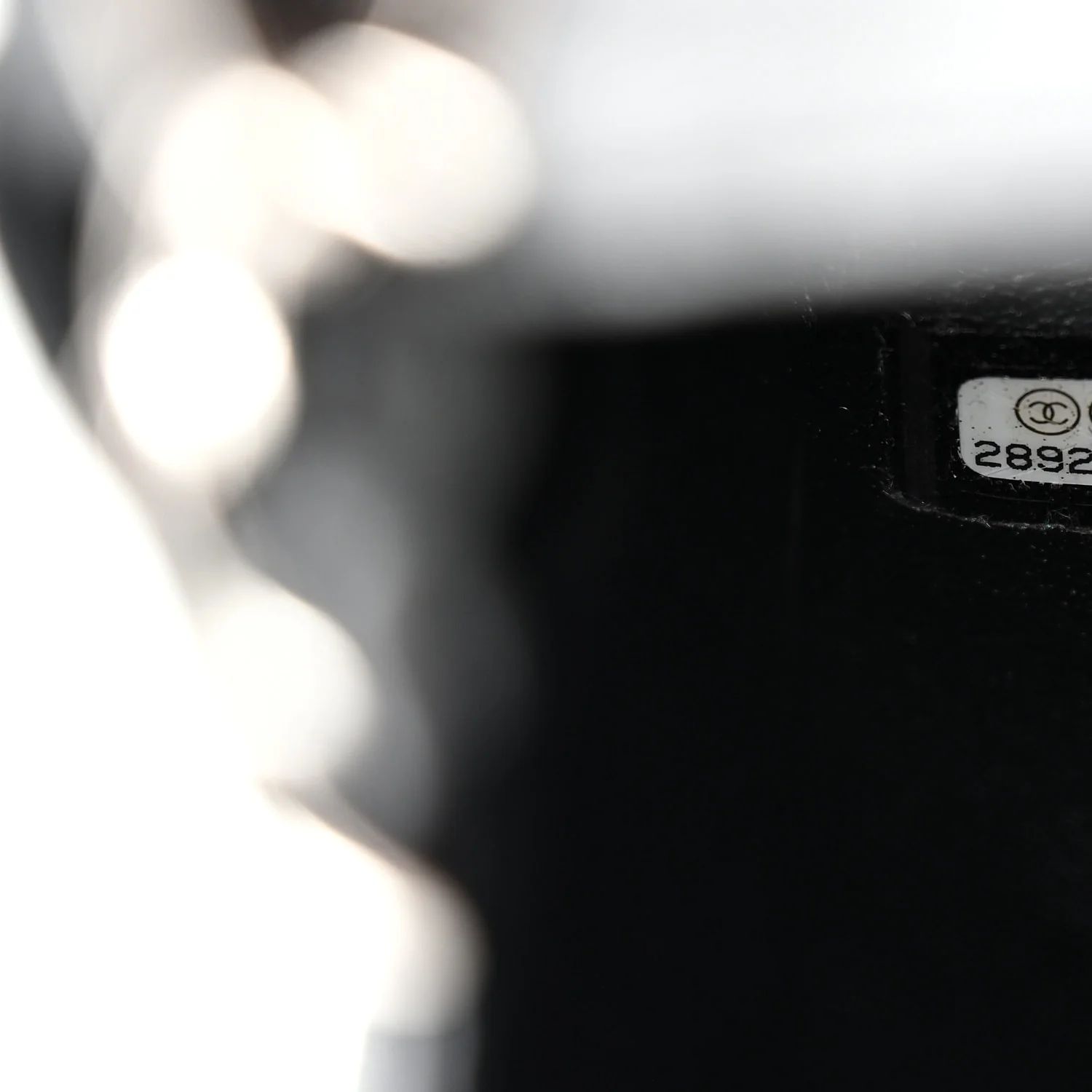 Lambskin Quilted Mini Square Flap Black