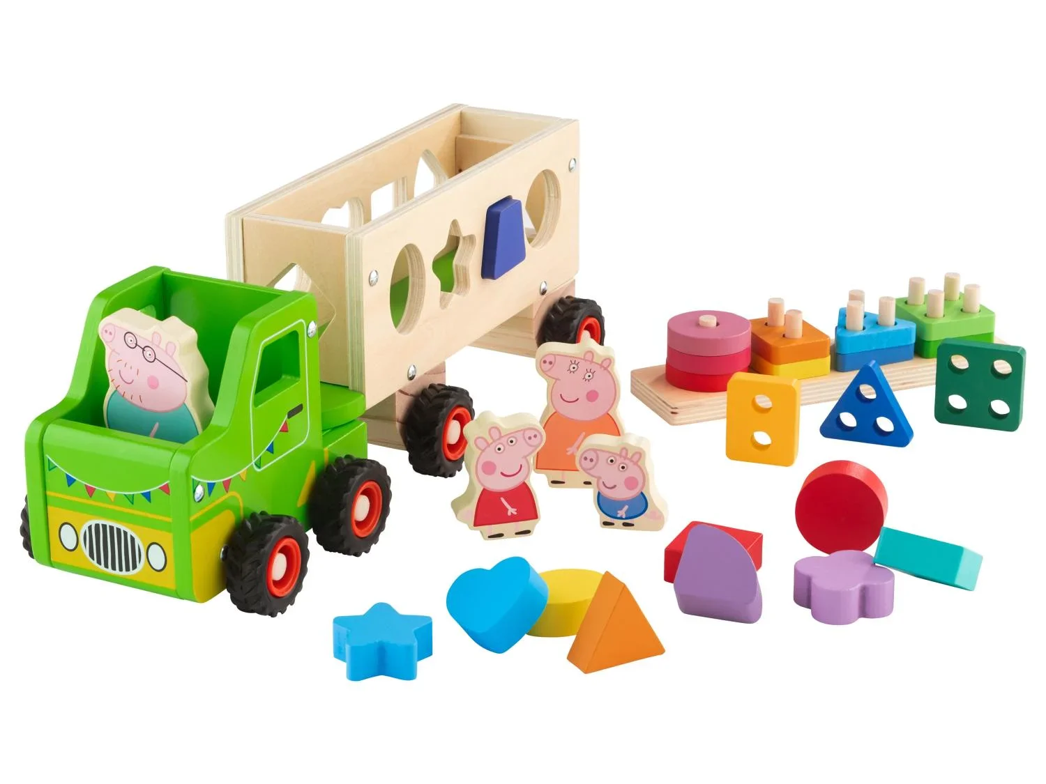 Camion en bois Peppa Pig