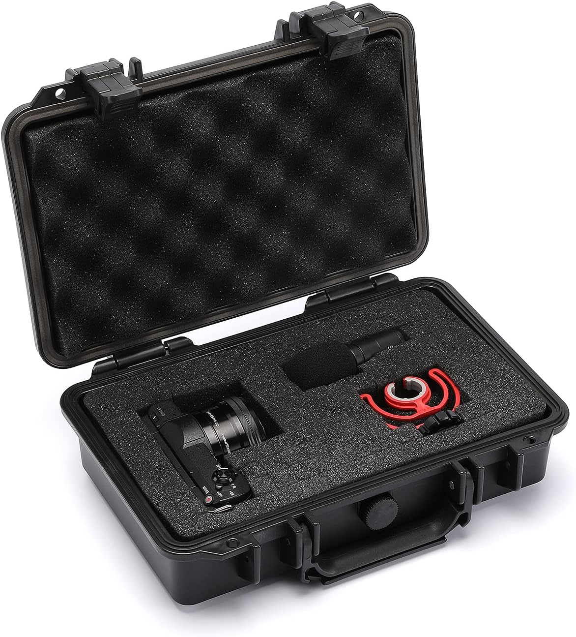 CASOMAN 11.5-Inch Water-Proof & Explosion-Proof Box, with Cushion-Proof Sponge, IP67 Water-Proof Grade, Customizable Foam