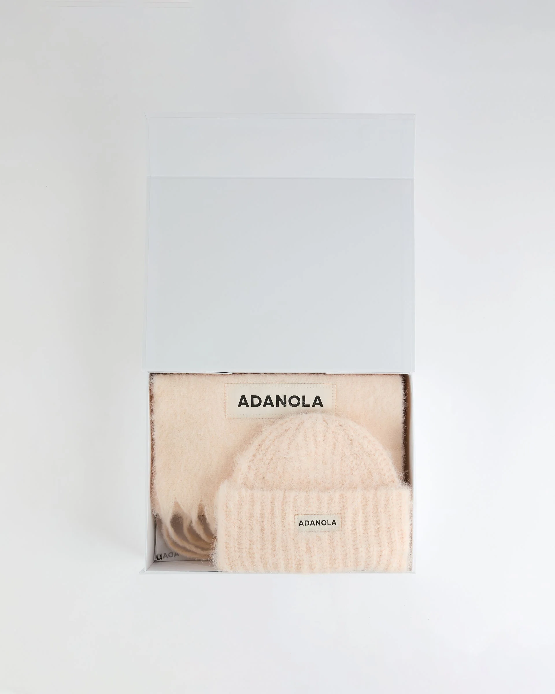 Box Set Beanie and Scarf - Light Pink