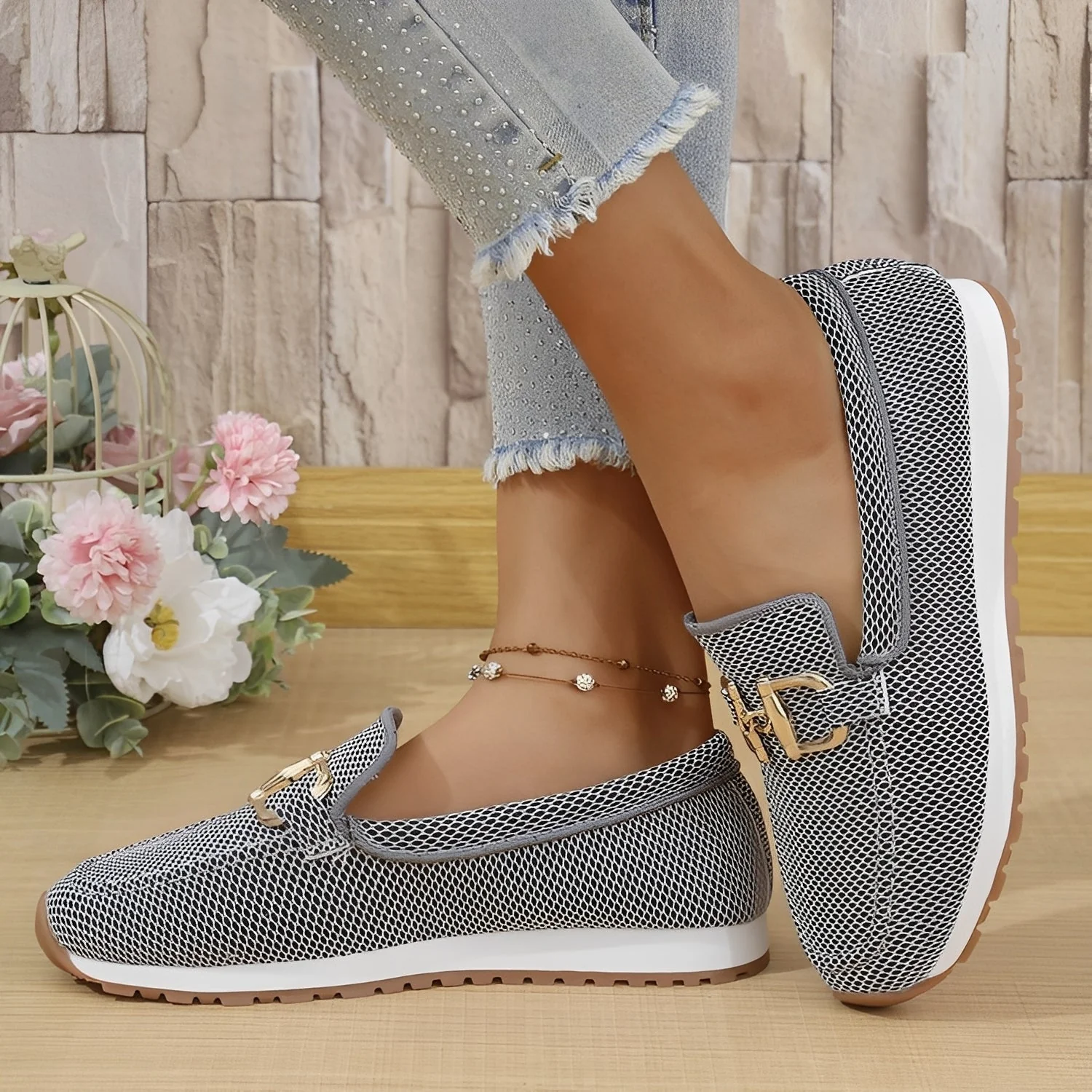 Monica – Mocassins pour femmes – Décontracté et simple