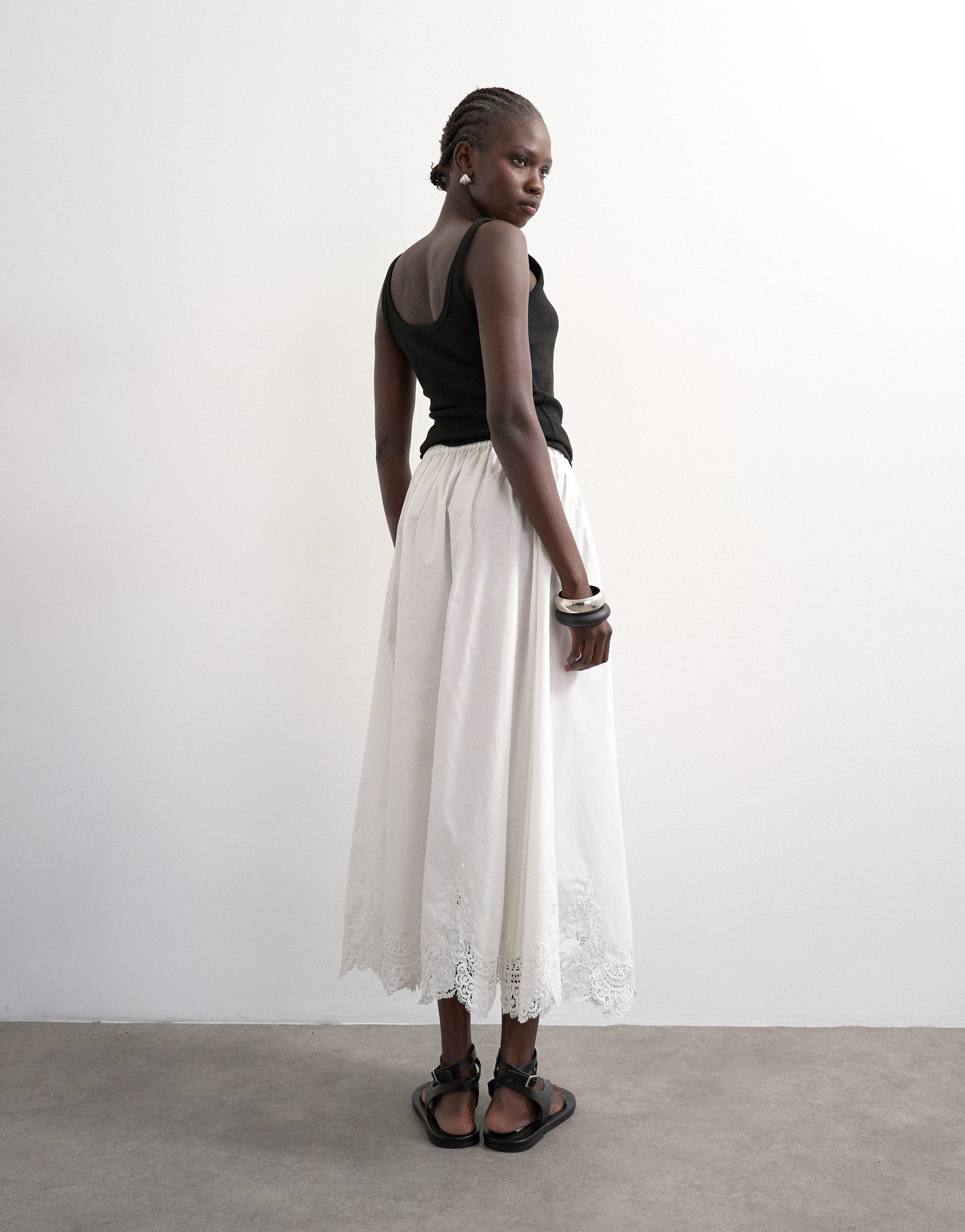 VERO MODA® TSLINA Mid rise Long skirt