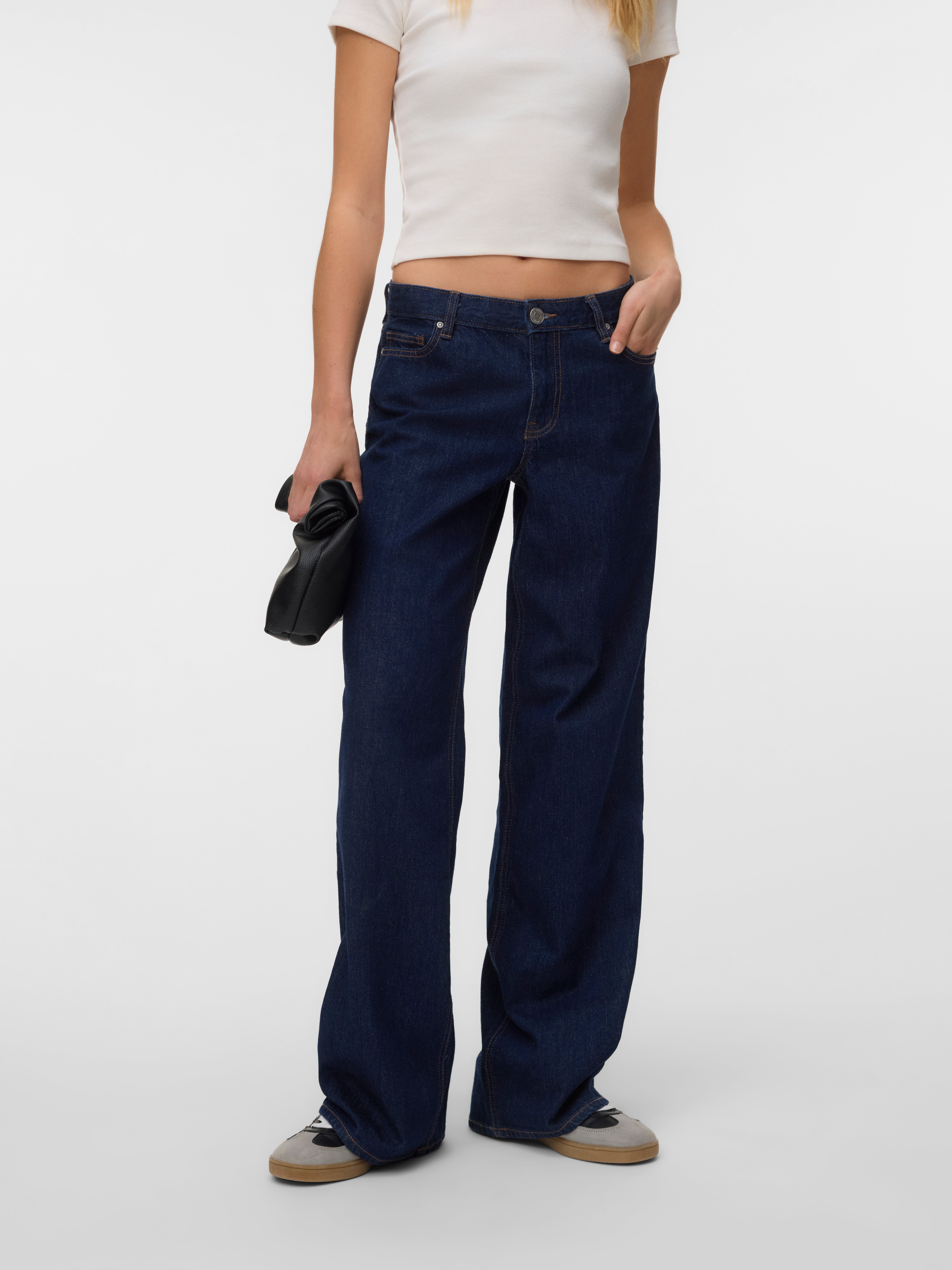 VERO MODA® VMFAYE Low rise Wide Leg Fit Jeans