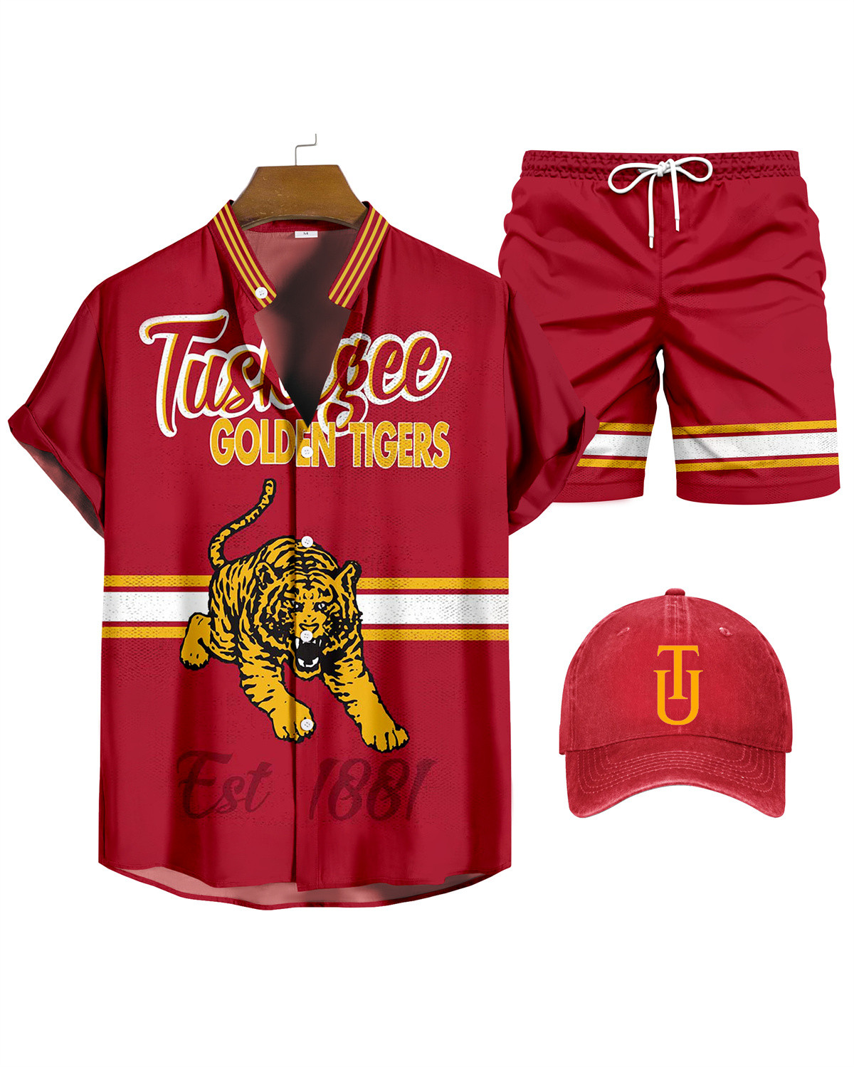 Ensemble trois pièces chemise Université de Tuskegee 069