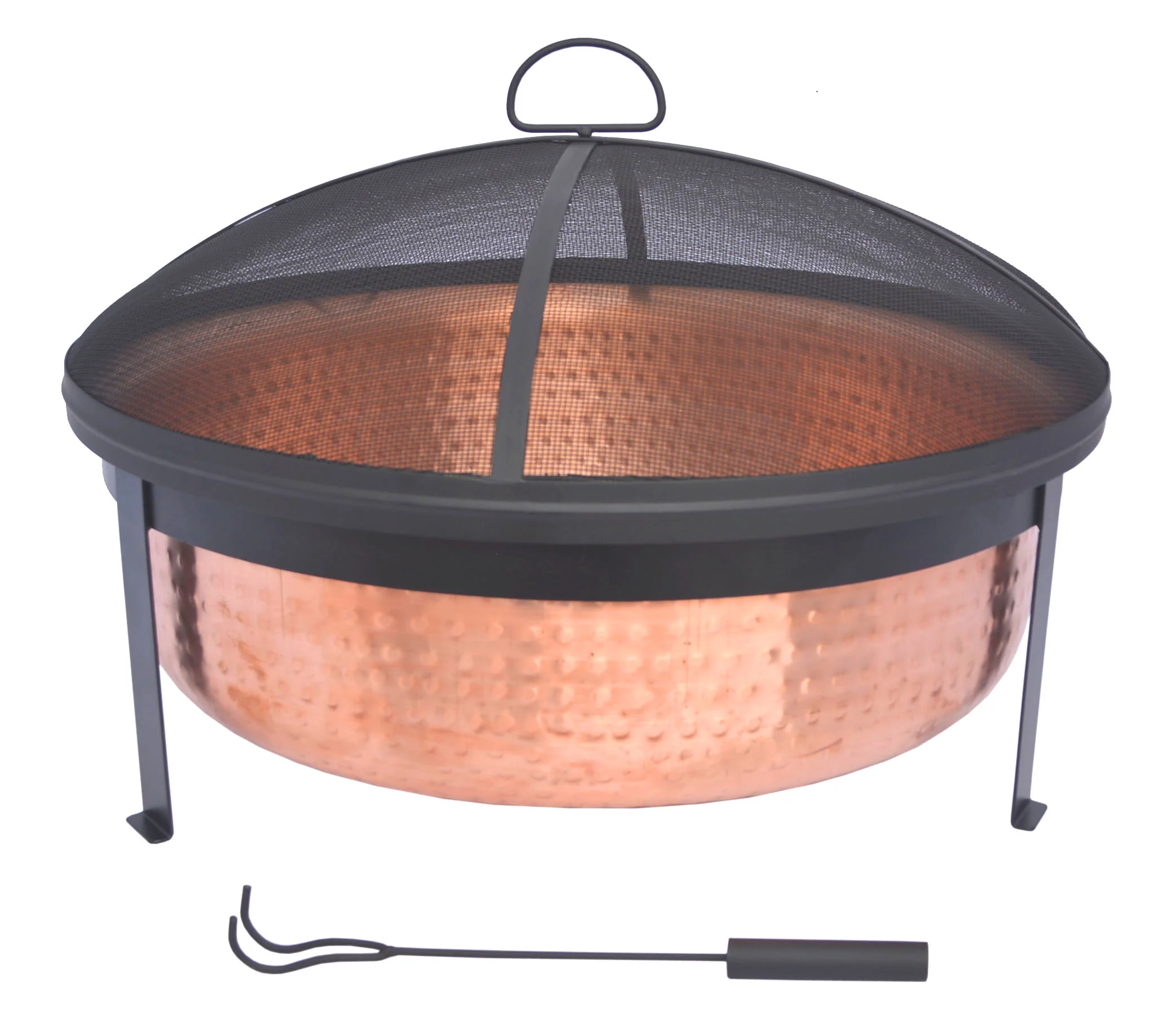 Wood Burning Copper Fire Pit, 30-inch diameter and 22-inch Height - Image 4