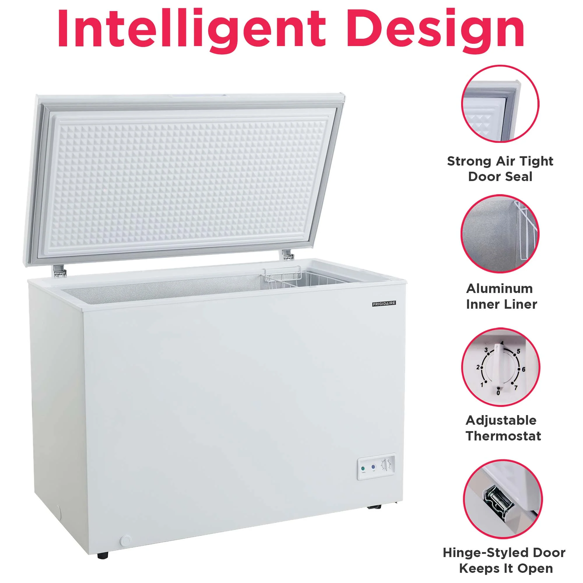 10.3 Cu. ft. Chest Freezer, Garage Ready, EFRF1005, White - Image 3