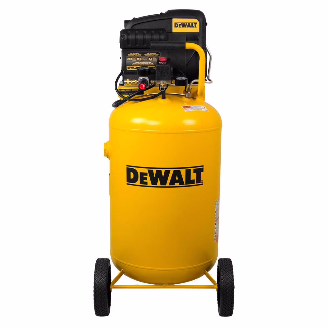 Portable 30 Gallon Oil Free Electric Motor Vertical Air Compressor Tank