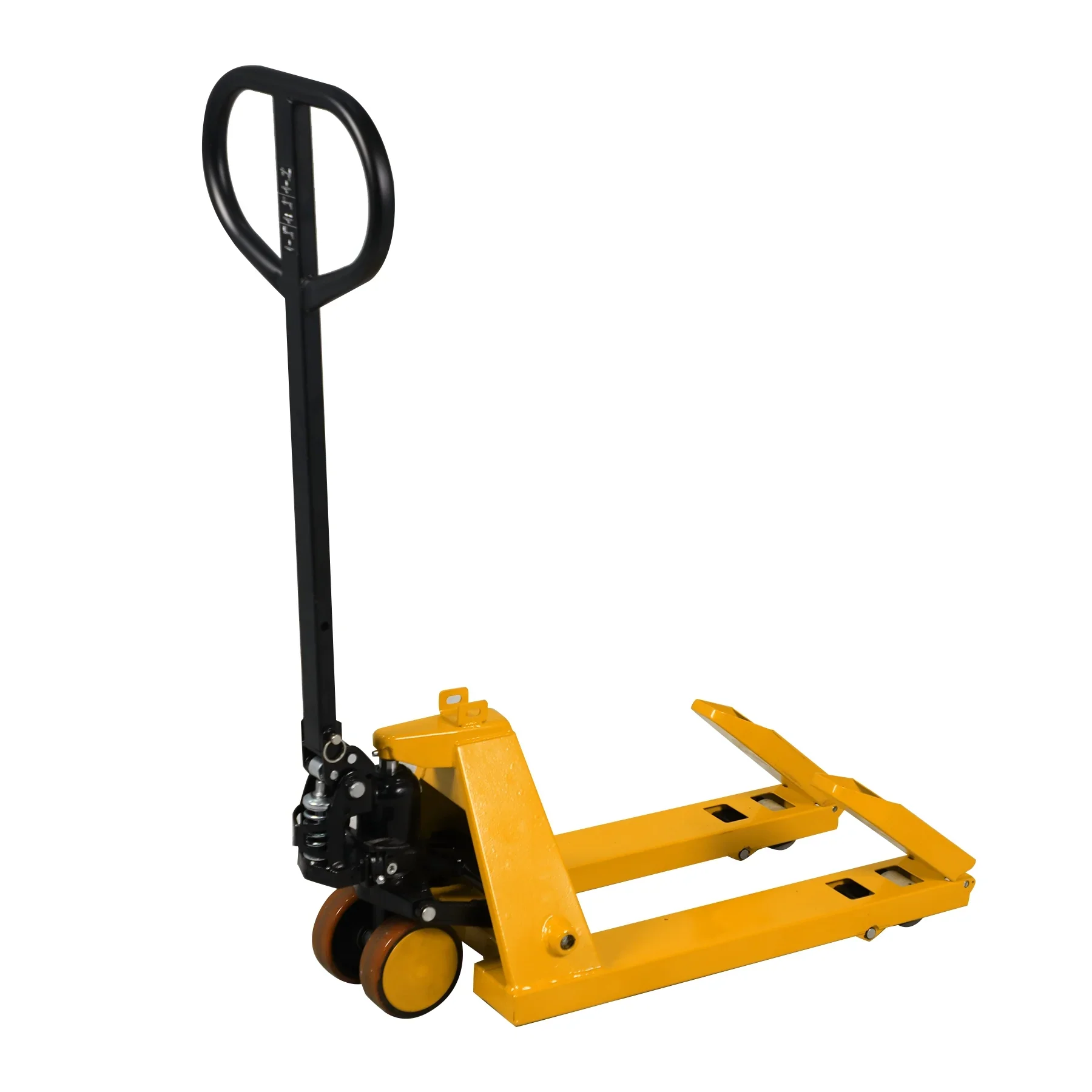 APOLLOLIFT Folding Manual Hydraulic Pallet Jack 2200 lbs. 31.5Lx15W Fork 2.4 Lowered